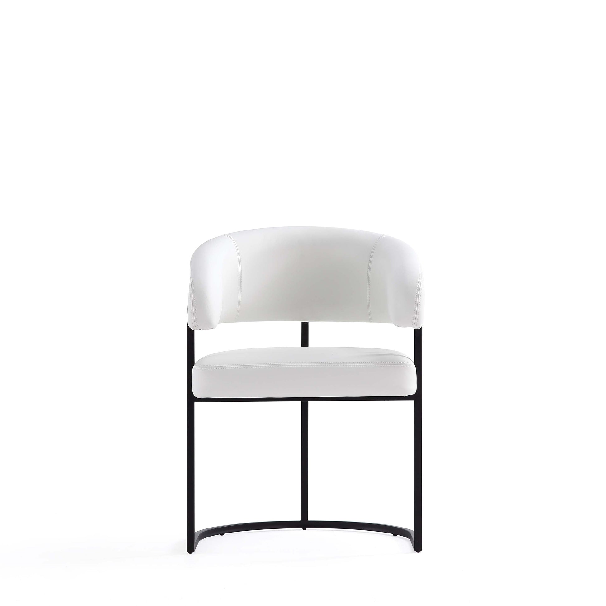 Augusta Dining Chair in White (set of 2) - Ornate Home