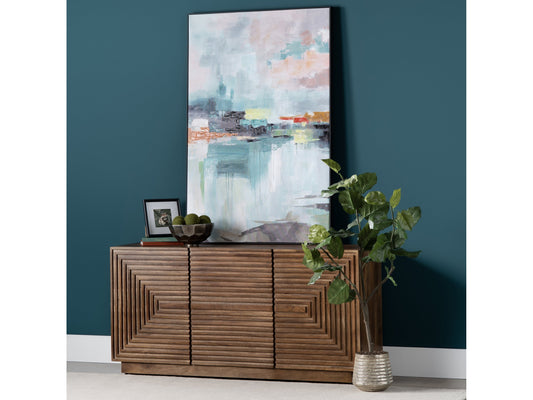 Augusta Green/Blue Canvas - Ornate Home