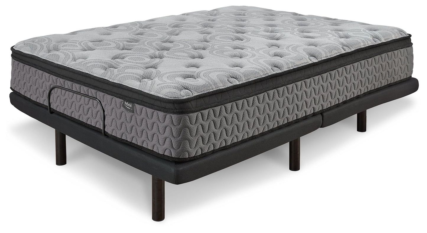 Augusta2 Gray Queen Firm Mattress- Viva Furn
