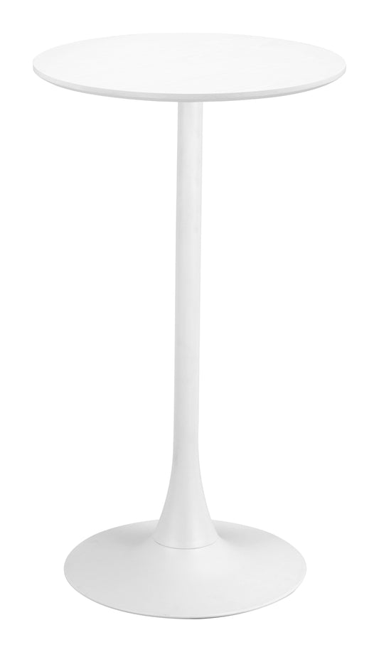 Auray White Bar Table - Ornate Home