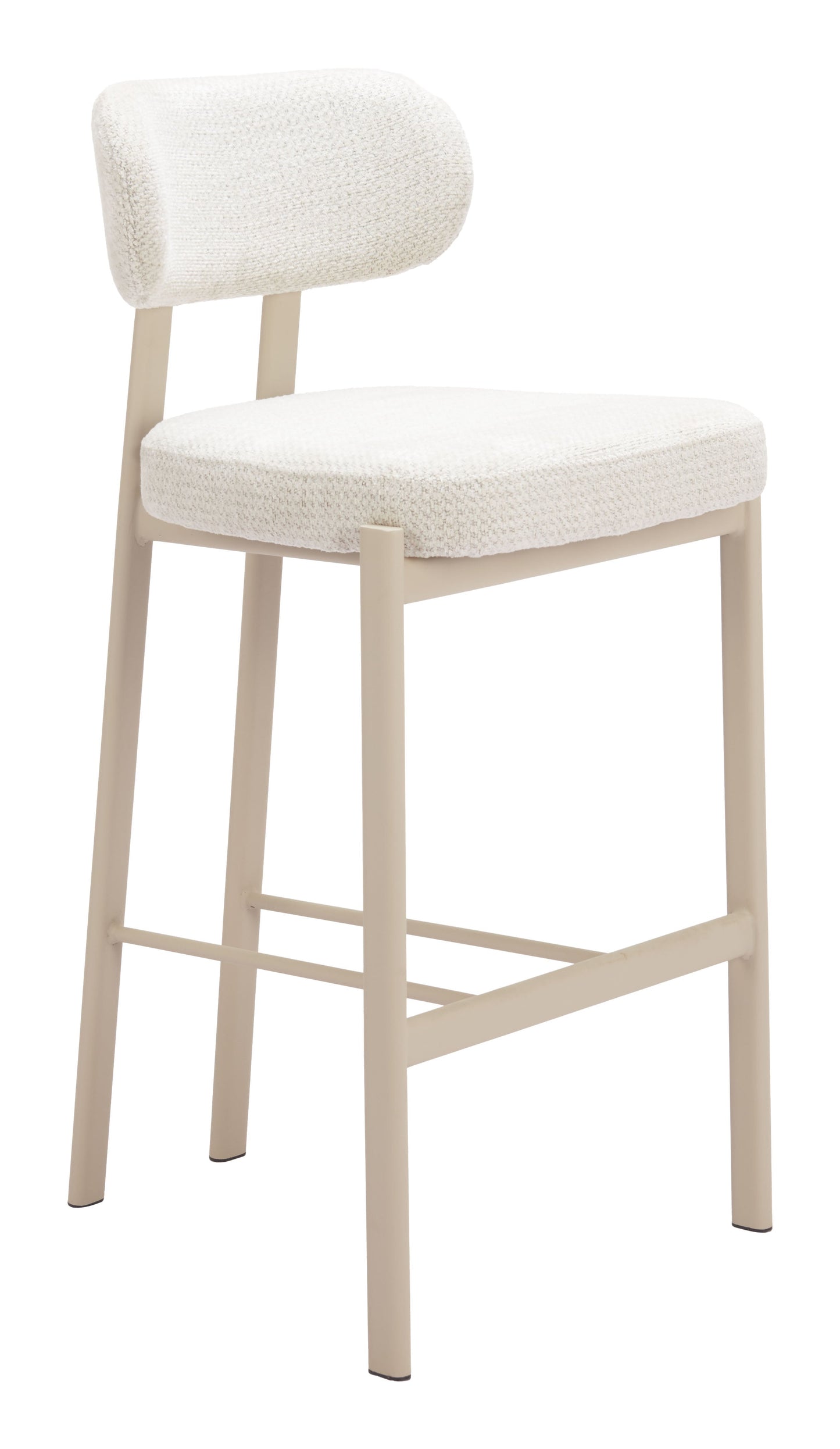 Aurea Light Gray Barstool (Set of 2) - Ornate Home