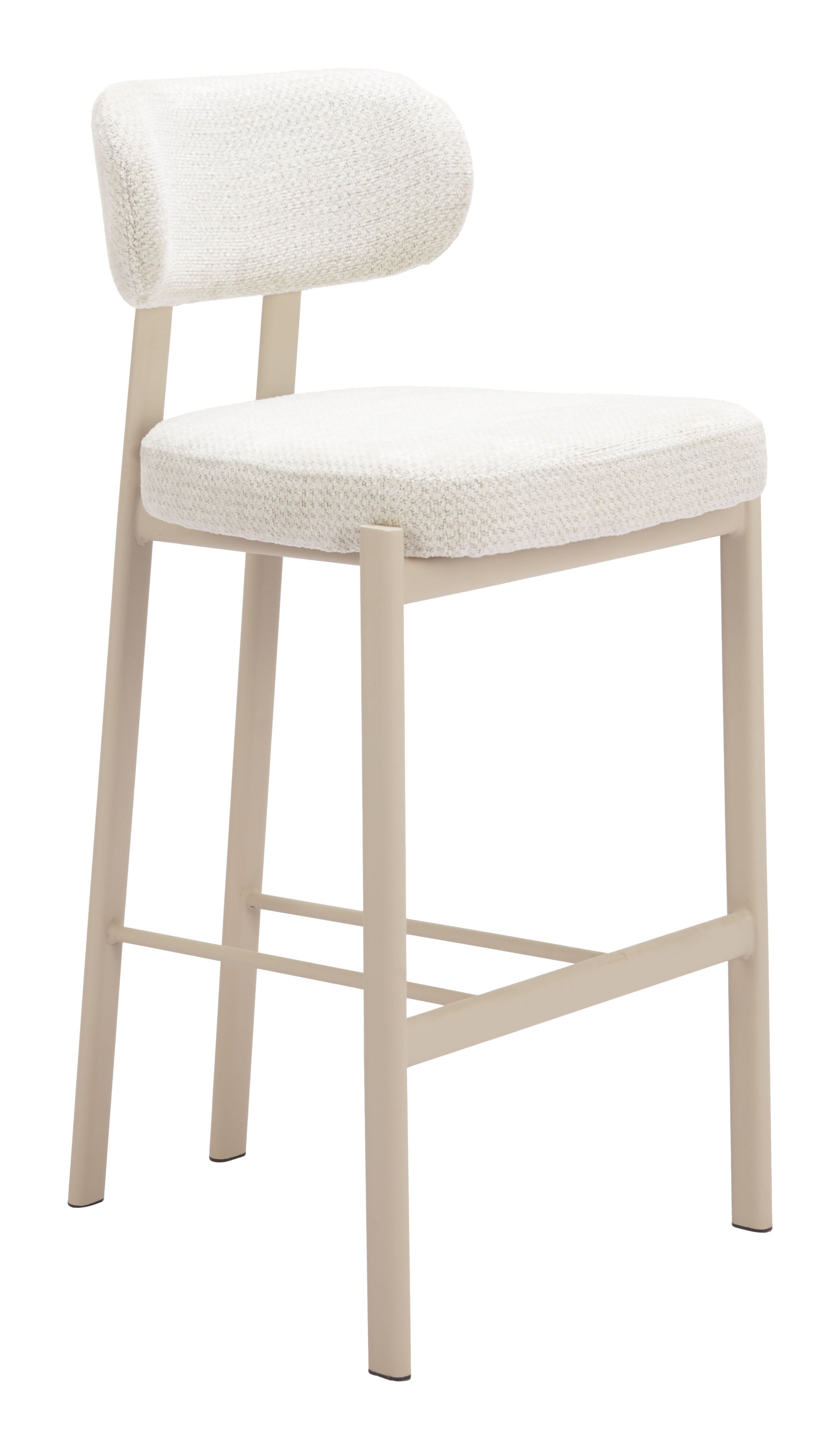 Aurea Light Gray Barstool (Set of 2) - Ornate Home