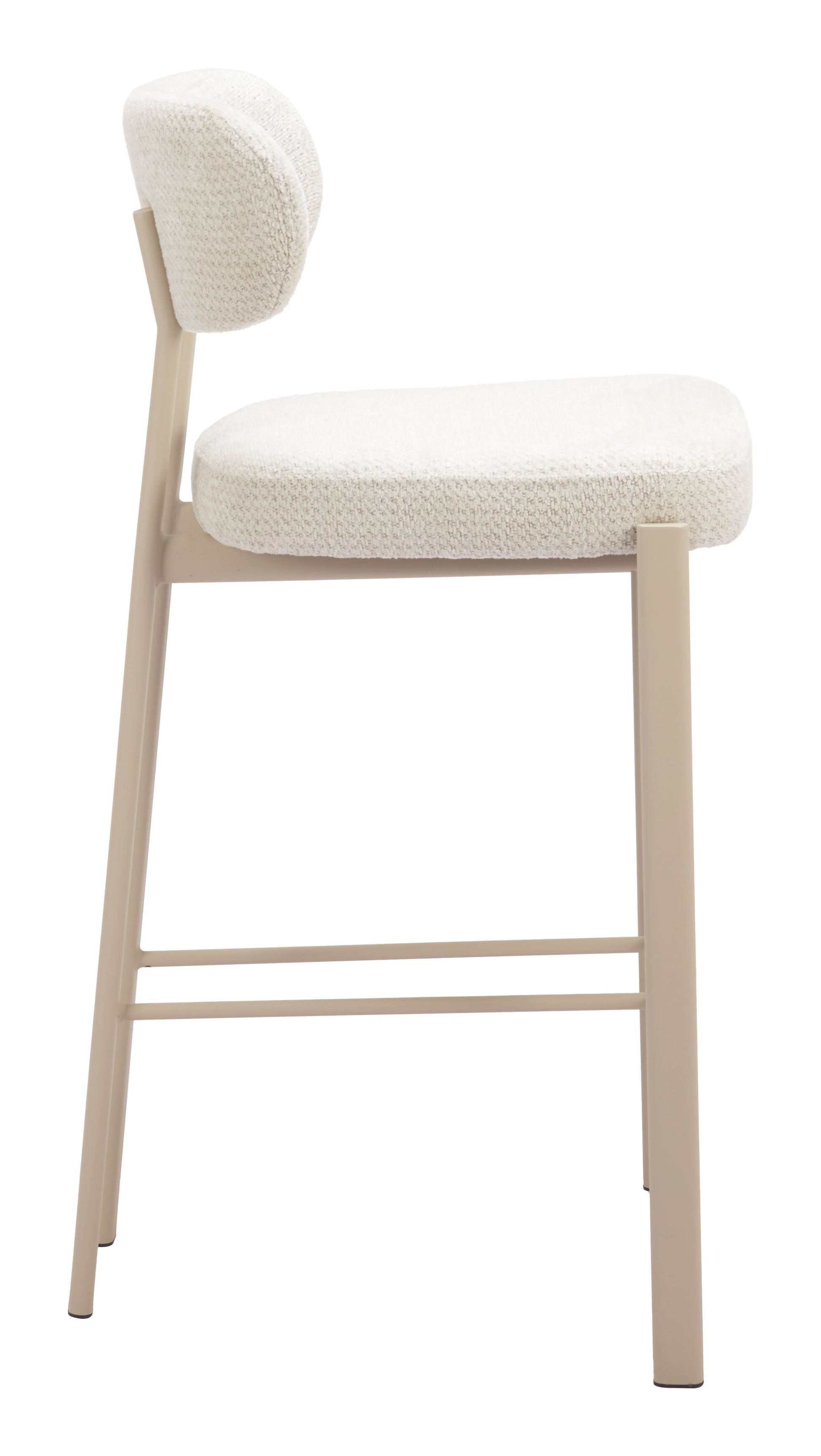 Aurea Light Gray Barstool (Set of 2) - Ornate Home