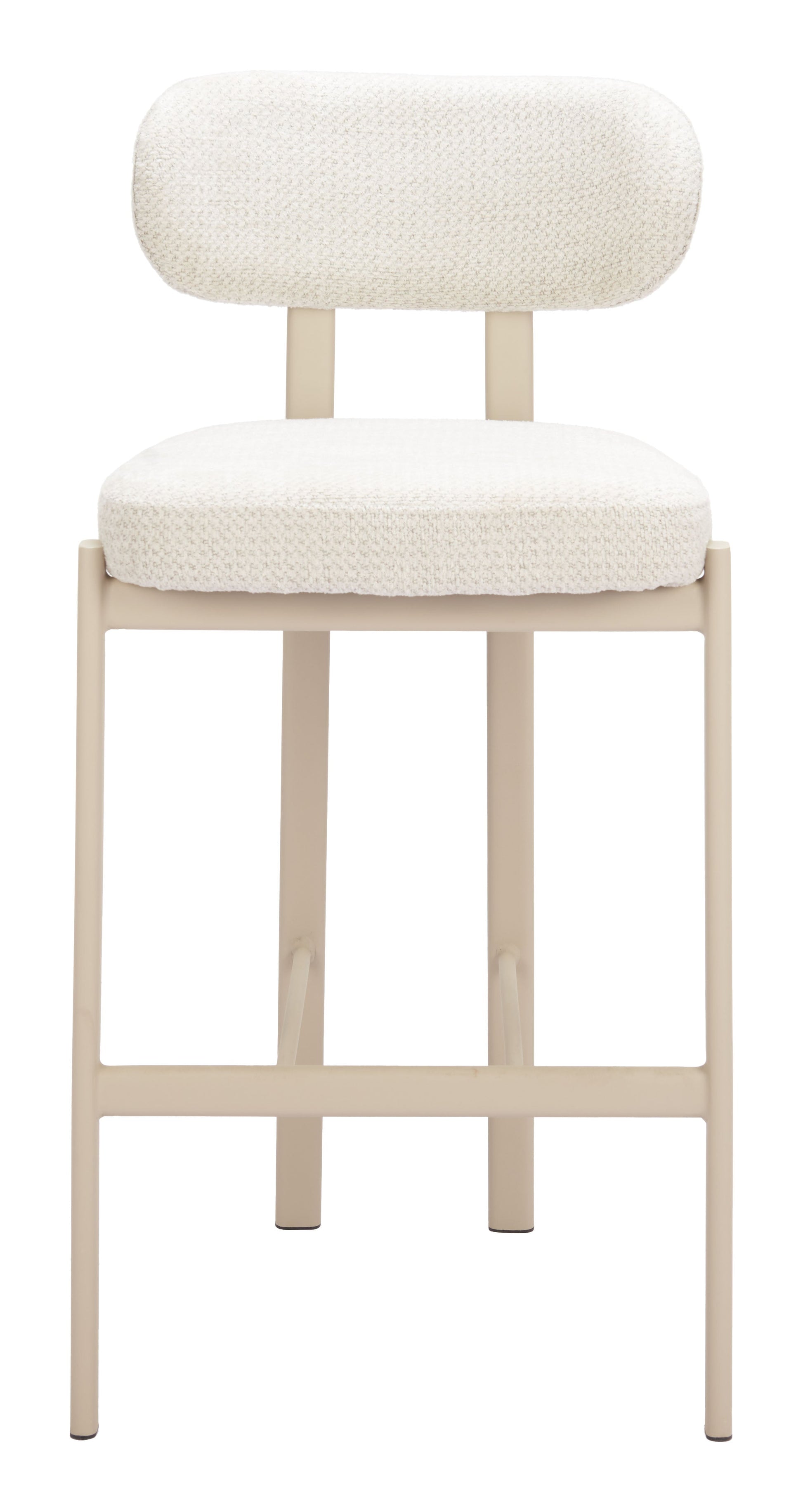 Aurea Light Gray Barstool (Set of 2) - Ornate Home