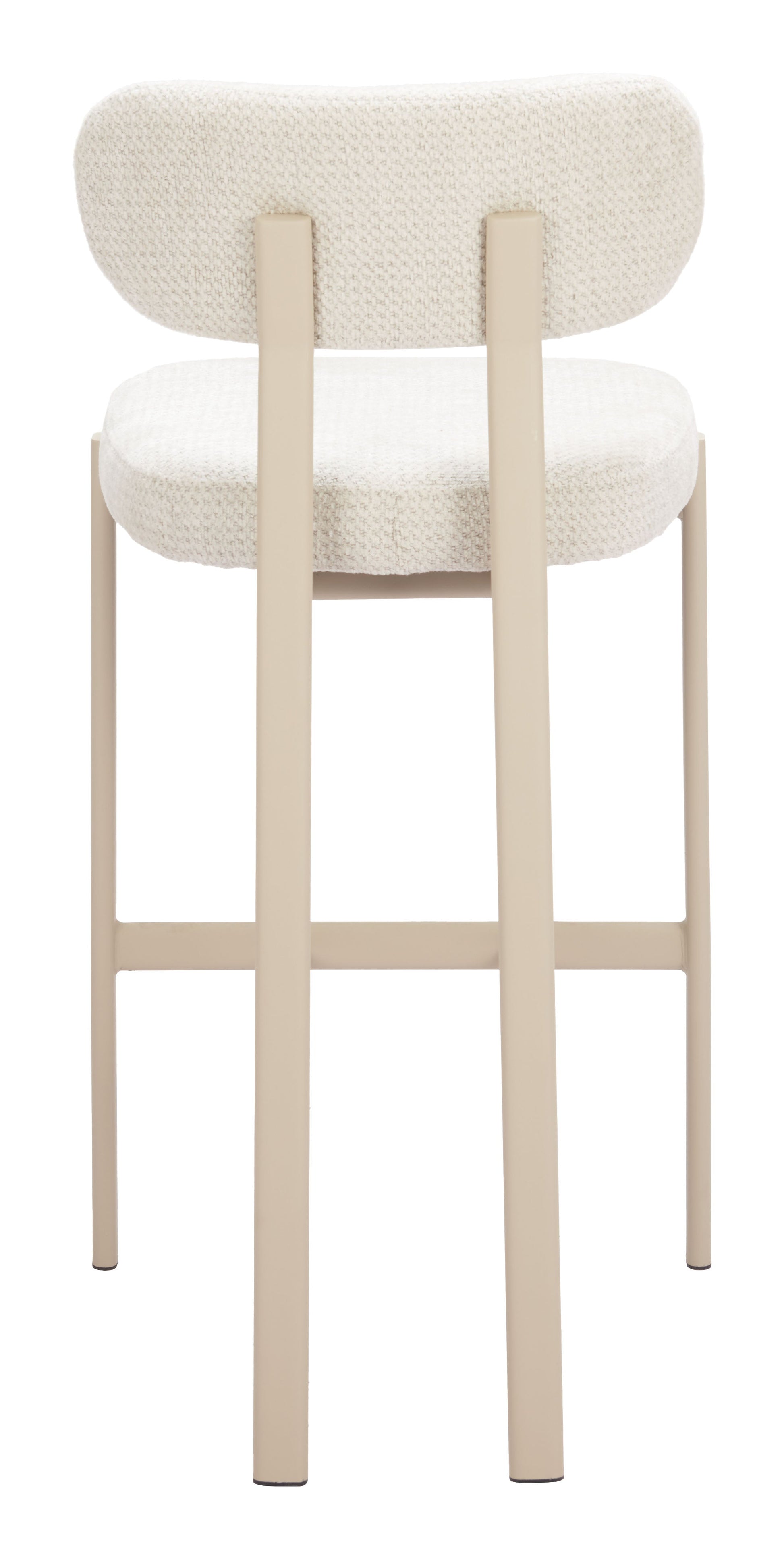 Aurea Light Gray Barstool (Set of 2) - Ornate Home