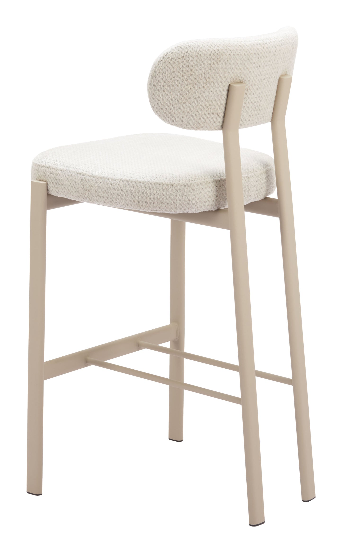 Aurea Light Gray Barstool (Set of 2) - Ornate Home