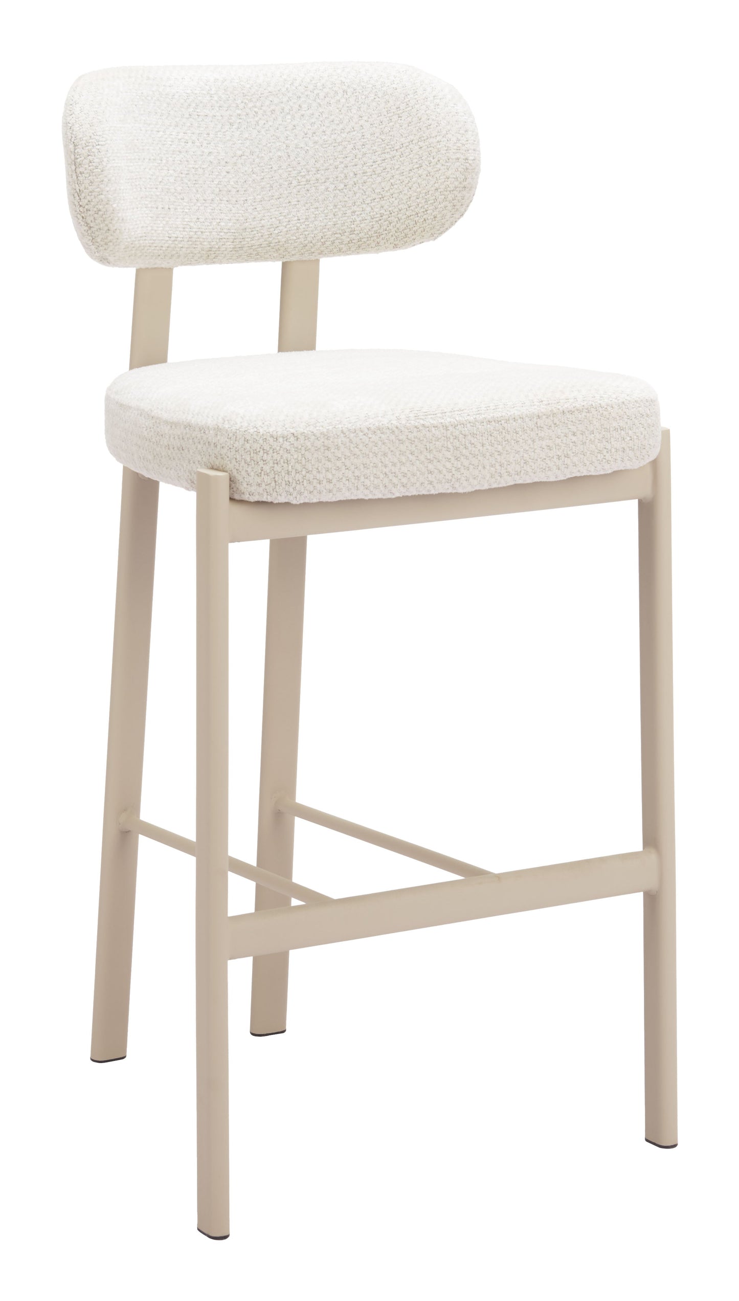 Aurea Light Gray Barstool (Set of 2) - Ornate Home