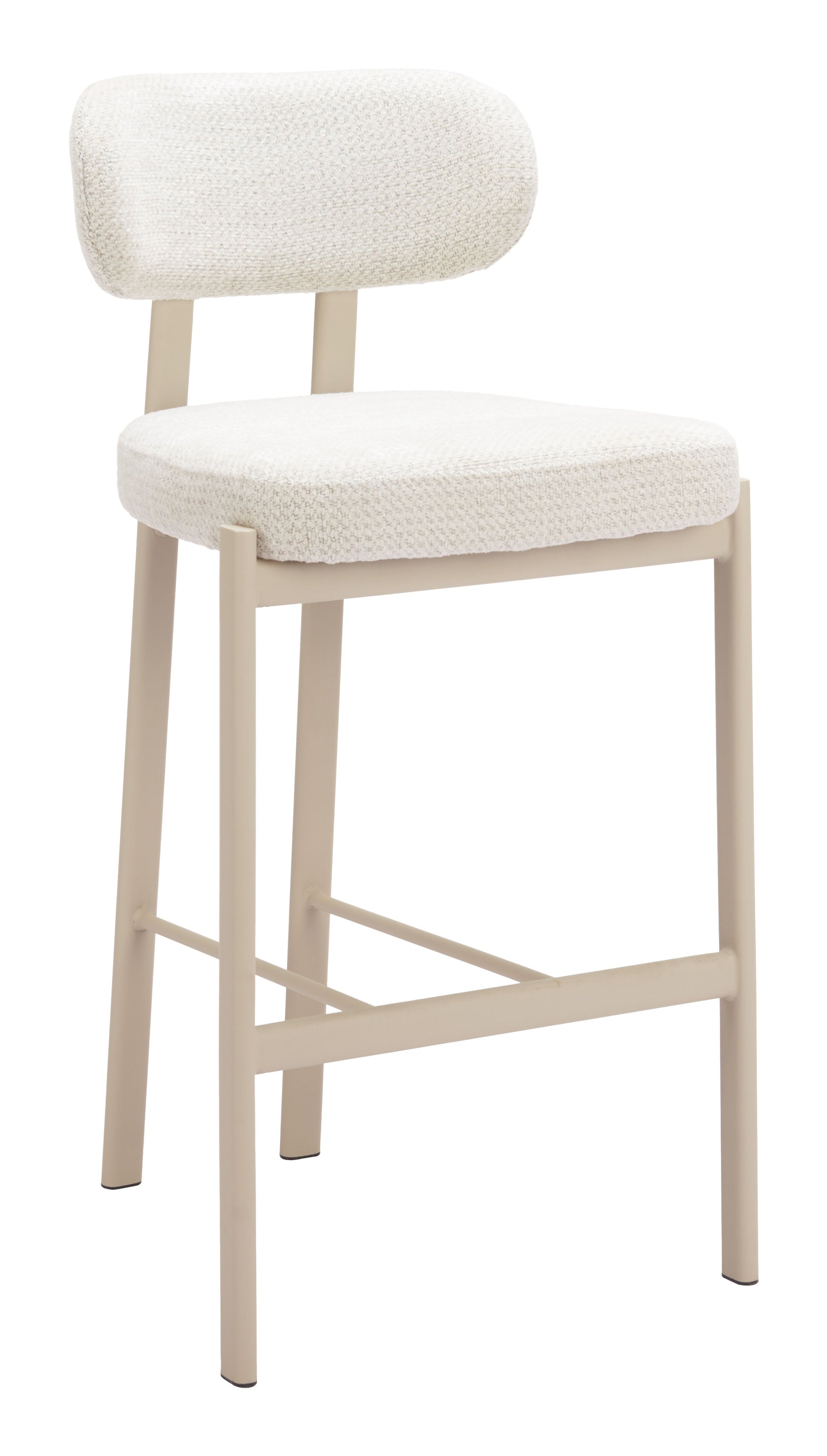 Aurea Light Gray Barstool (Set of 2) - Ornate Home