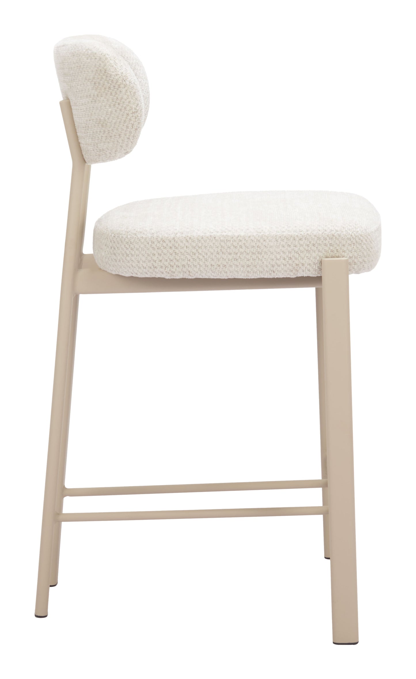 Aurea Light Gray Counter Stool (Set of 2) - Ornate Home