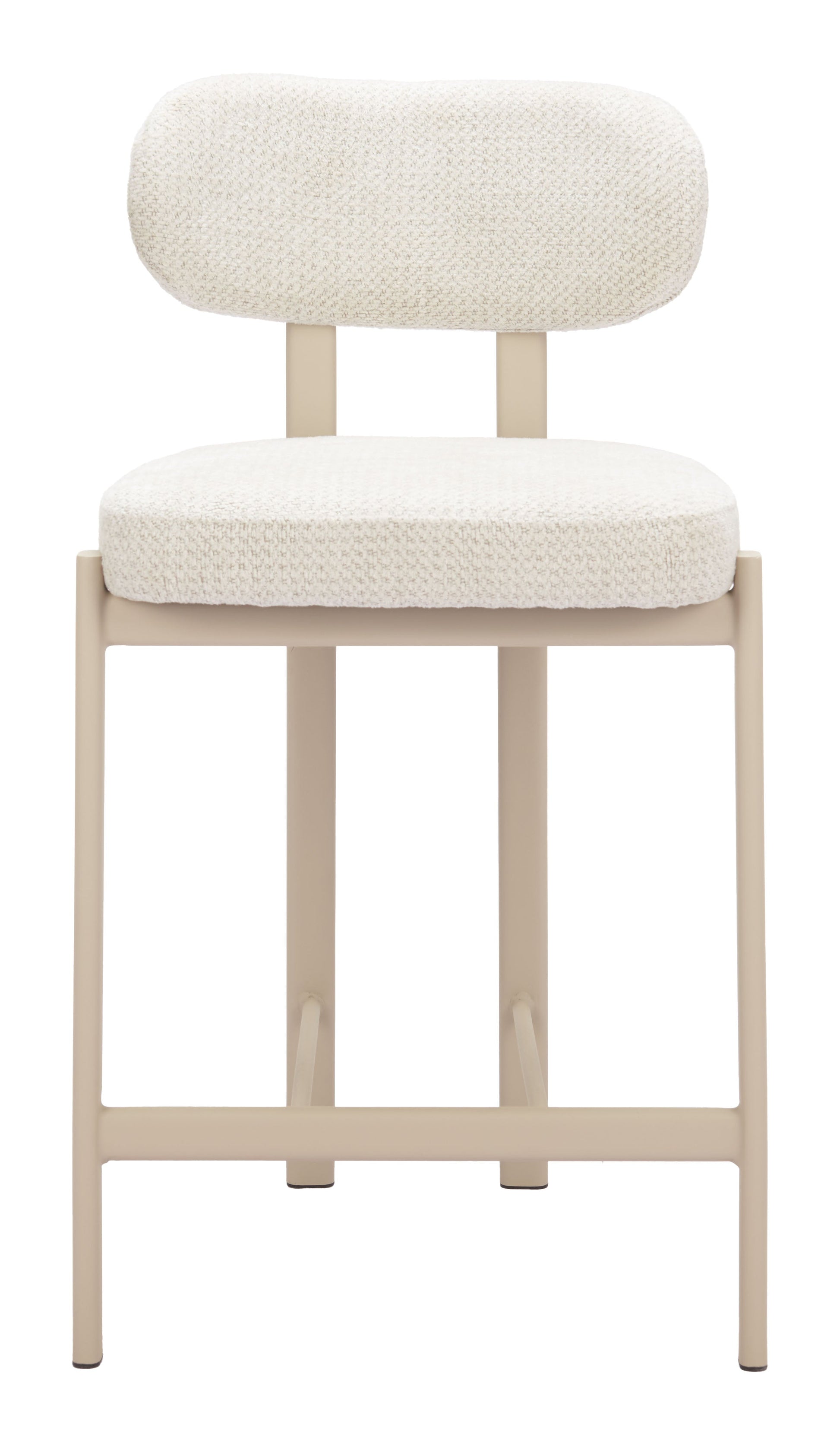 Aurea Light Gray Counter Stool (Set of 2) - Ornate Home