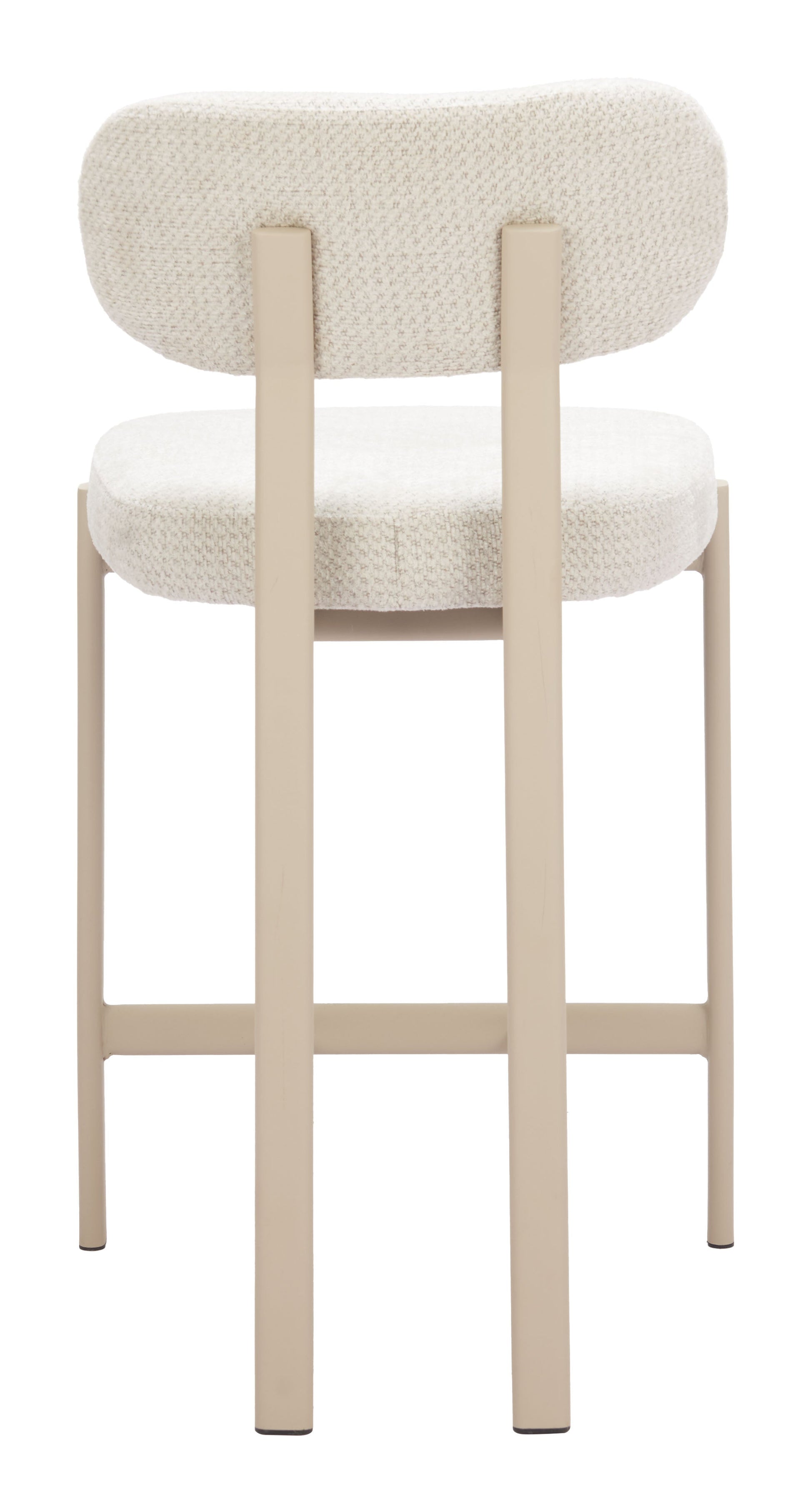 Aurea Light Gray Counter Stool (Set of 2) - Ornate Home