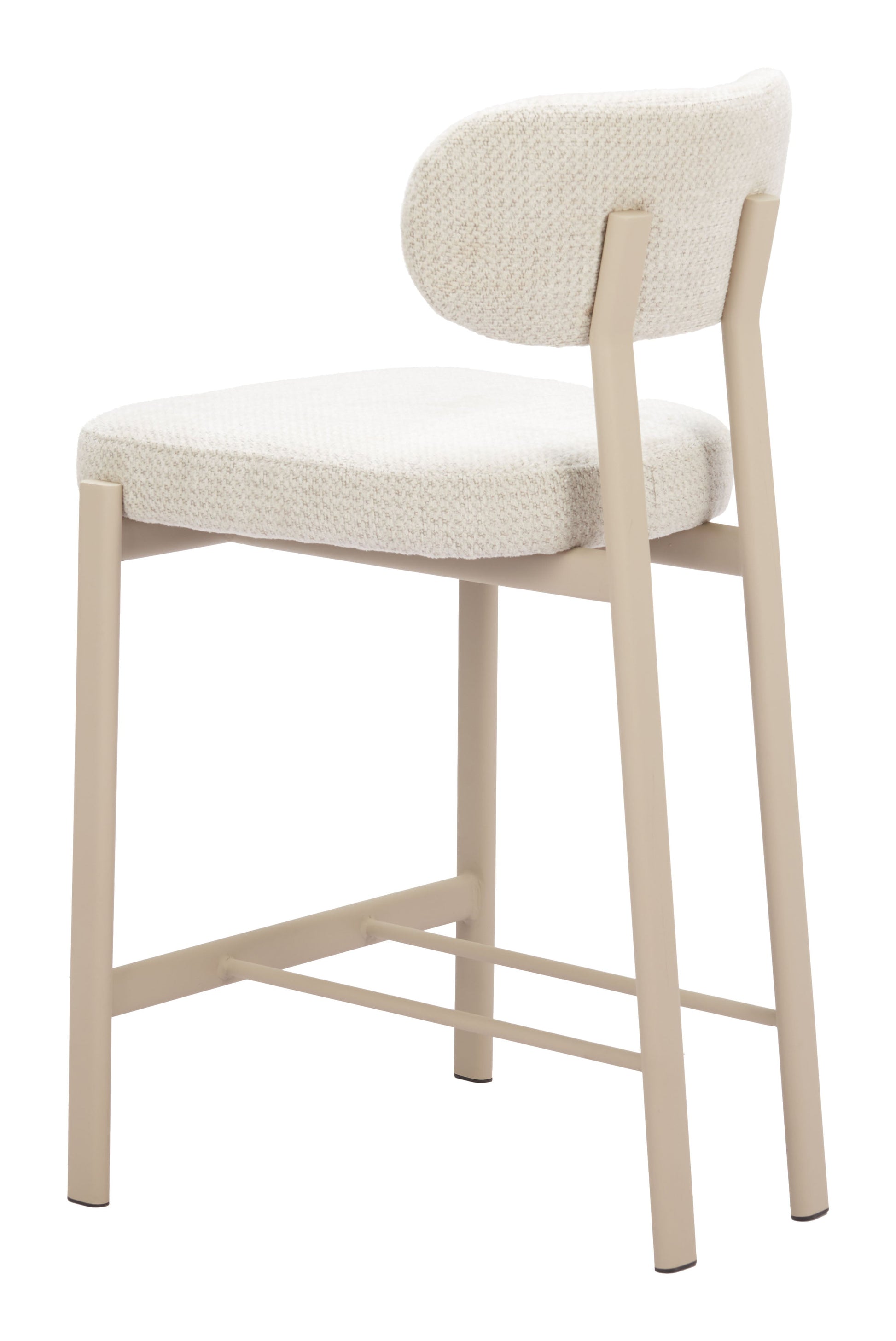 Aurea Light Gray Counter Stool (Set of 2) - Ornate Home
