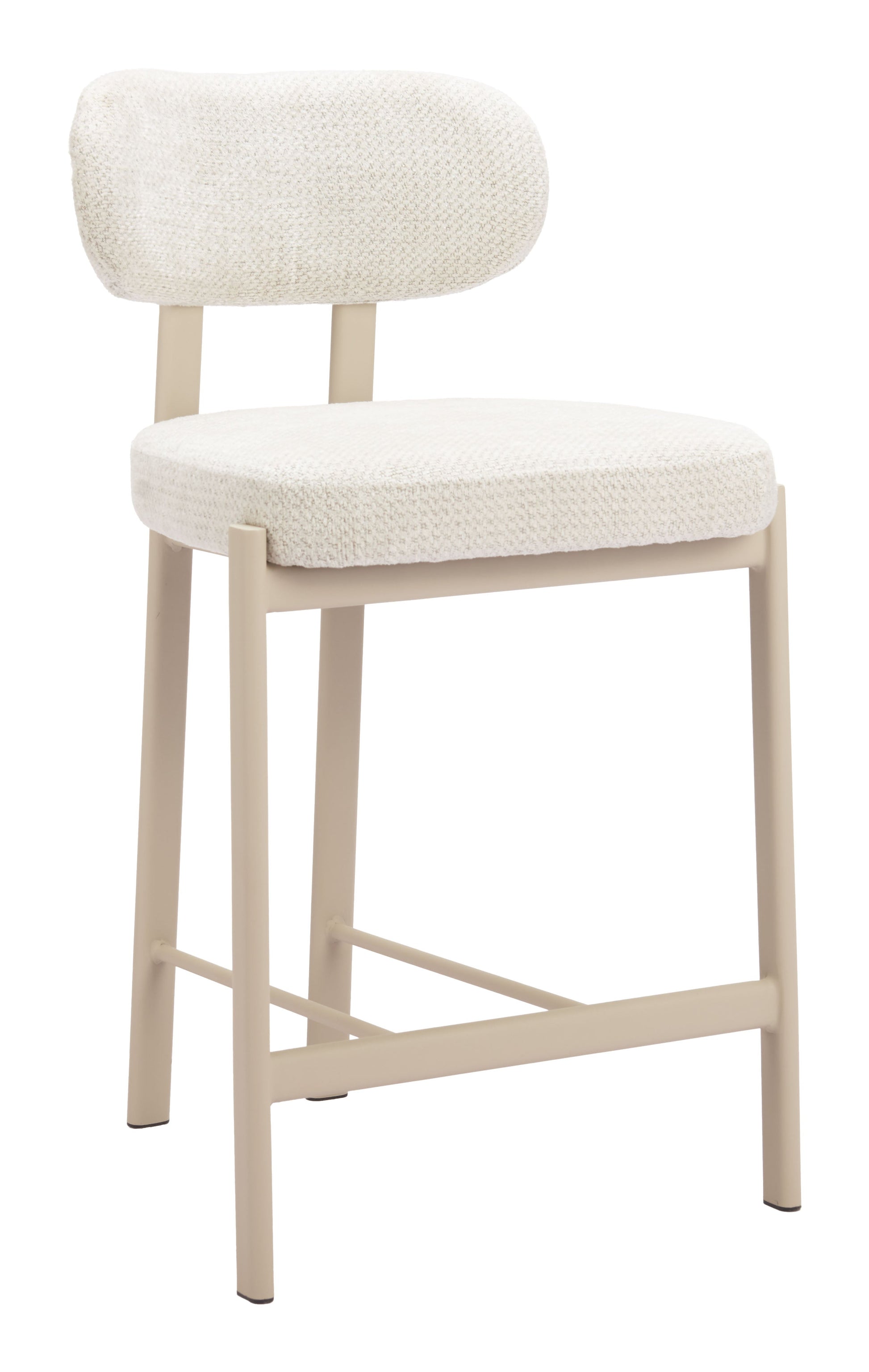Aurea Light Gray Counter Stool (Set of 2) - Ornate Home
