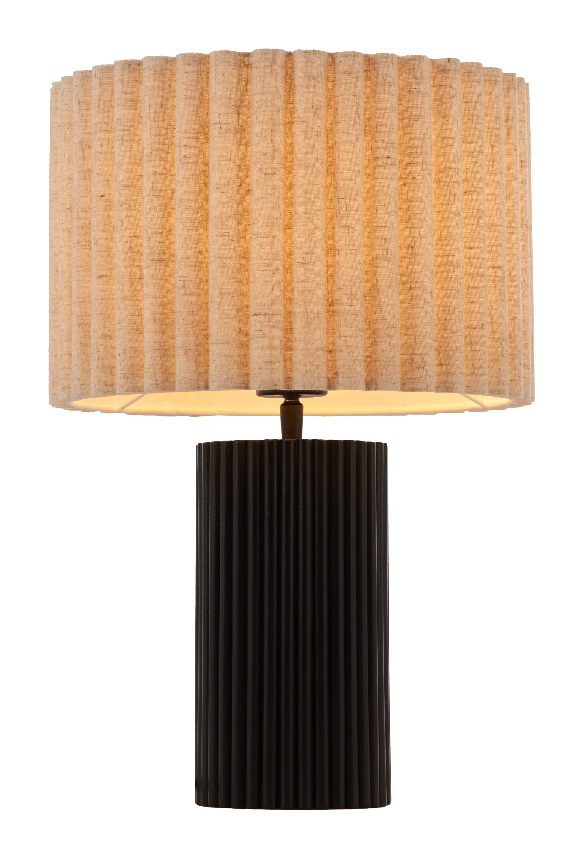 Aurora Beige & Black Table Lamp - Ornate Home