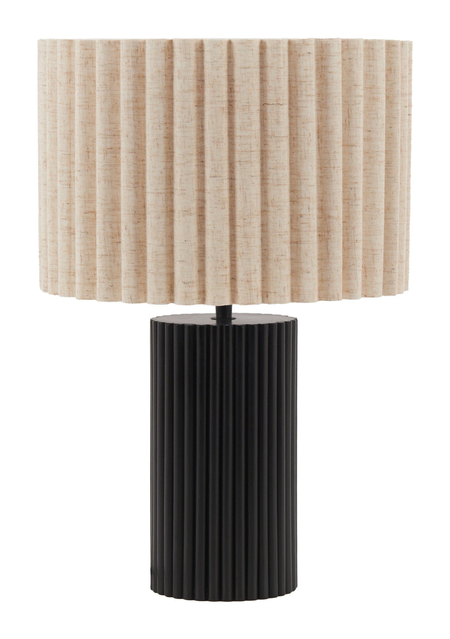 Aurora Beige & Black Table Lamp - Ornate Home