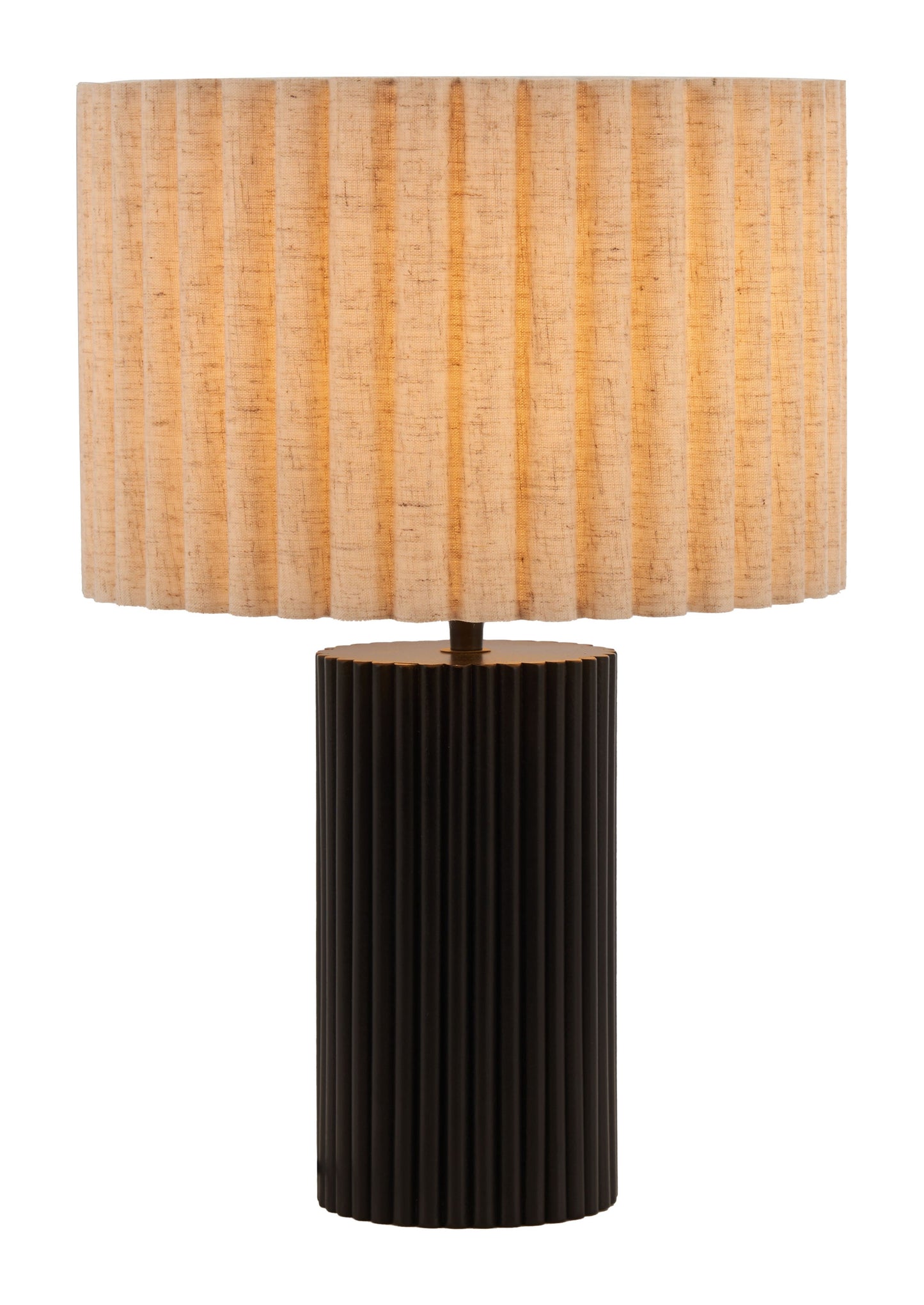 Aurora Beige & Black Table Lamp - Ornate Home
