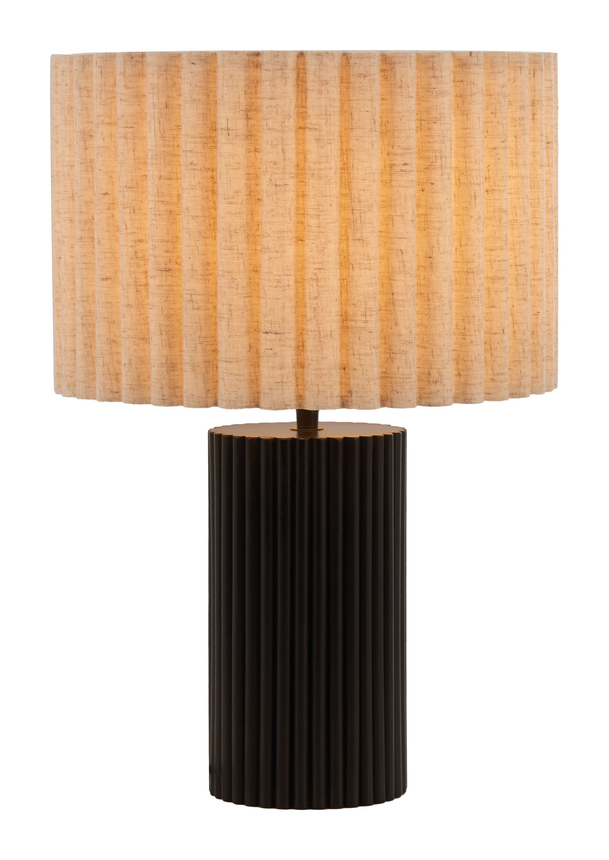 Aurora Beige & Black Table Lamp - Ornate Home