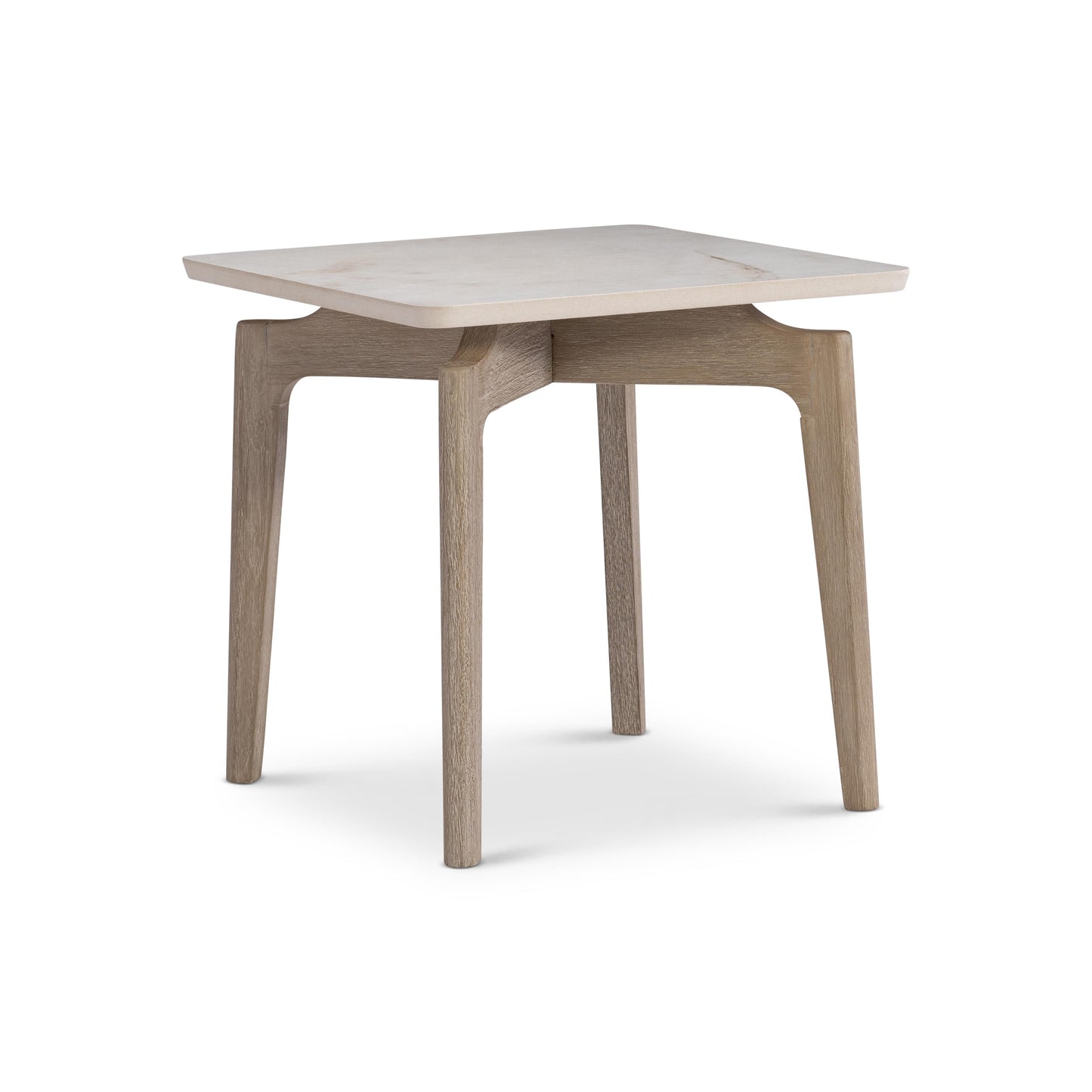 Aurora Warm Shale/Sea Oat Outdoor Side Table - Ornate Home