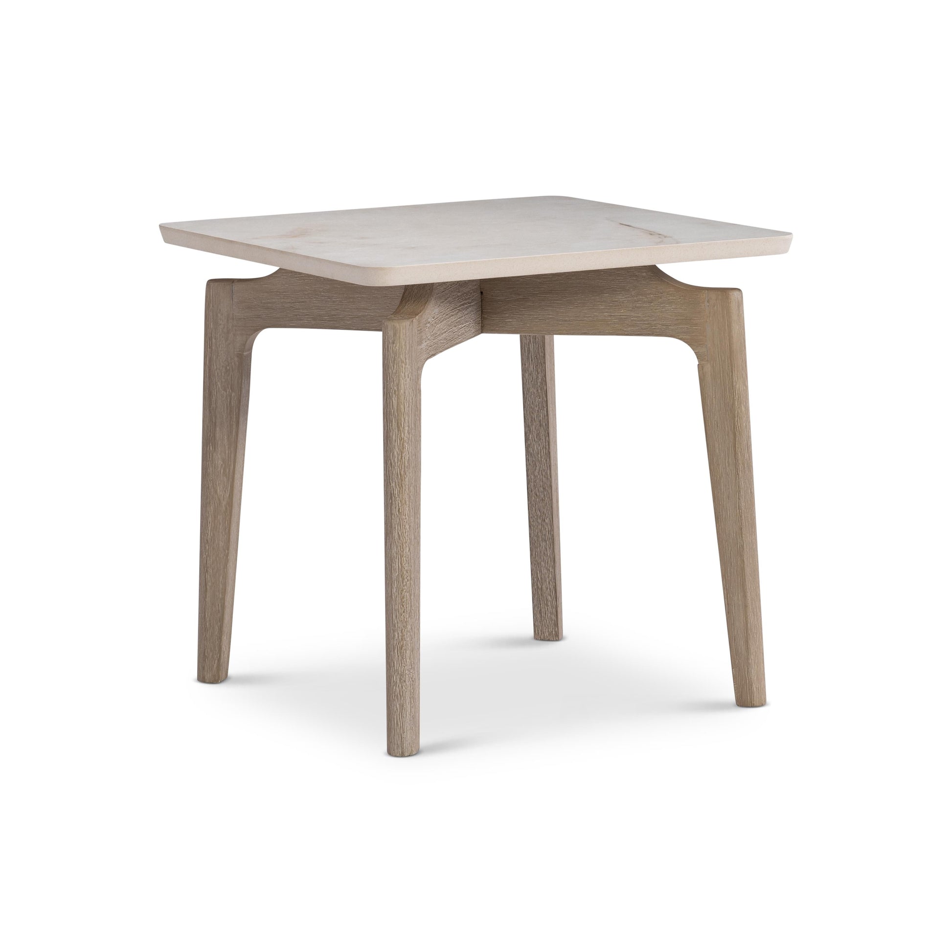 Aurora Warm Shale/Sea Oat Outdoor Side Table - Ornate Home