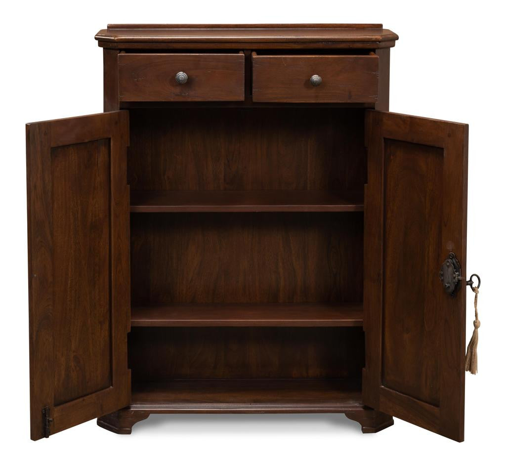 Austrian Brown Hall Cabinet - Ornate Home