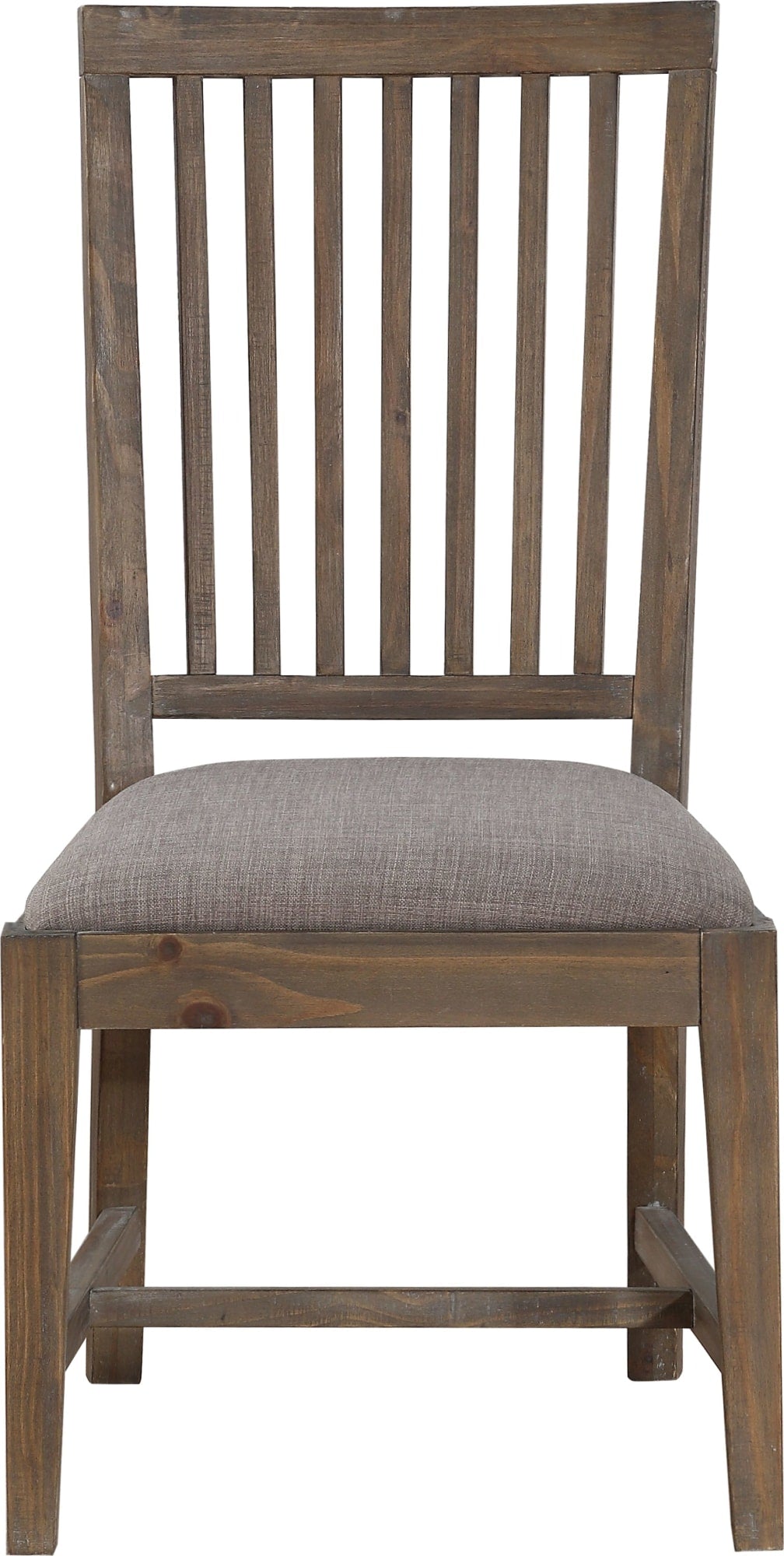 Autumn Flint Oak Solid Wood Upholstered Dining Chair (Set of 2) - Ornate Home