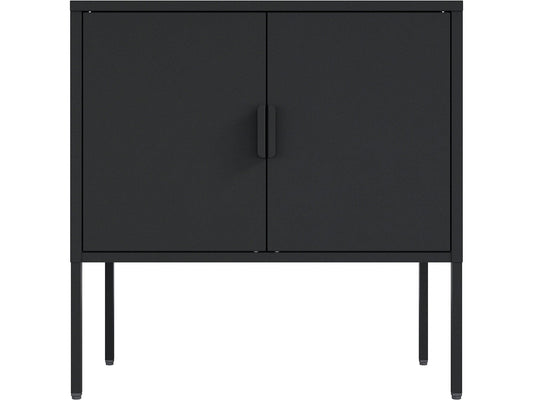 Ava 23.6" Accent Cabinet in Black - Ornate Home
