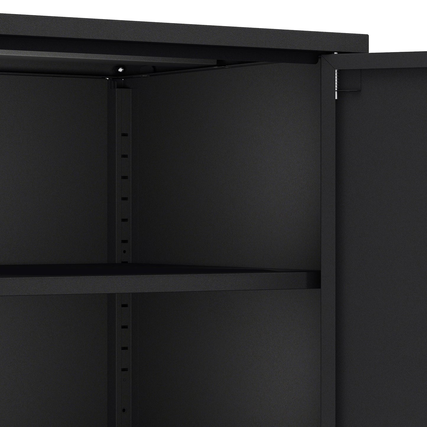 Ava 23.6" Accent Cabinet in Black - Ornate Home