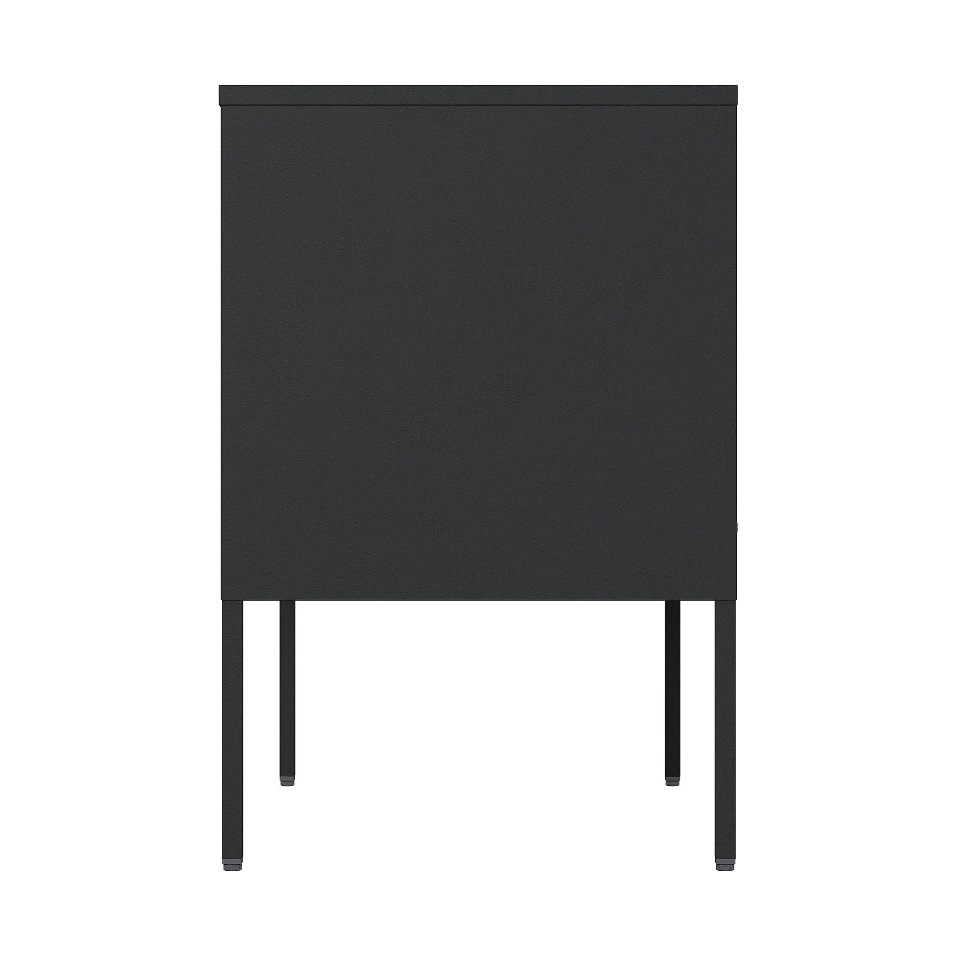 Ava 23.6" Accent Cabinet in Black - Ornate Home