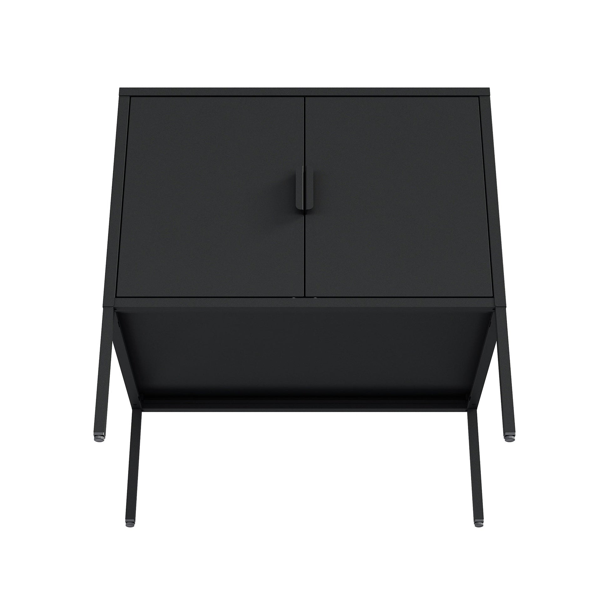 Ava 23.6" Accent Cabinet in Black - Ornate Home