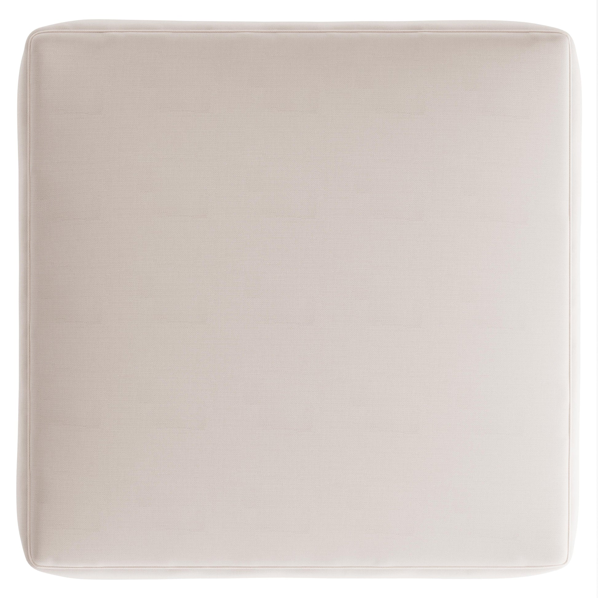 Avanni White/Cream Outdoor Ottoman - Ornate Home