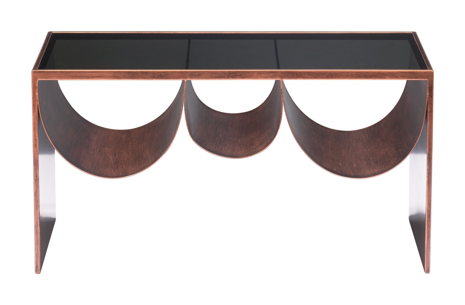 Aveiro Copper & Black Coffee Table - Ornate Home
