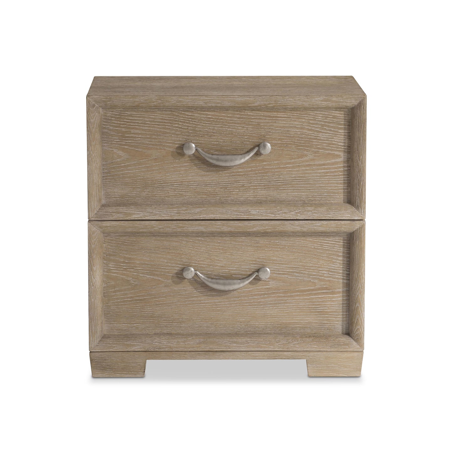 Aventura Marcona Nightstand with Metal Handles - Ornate Home