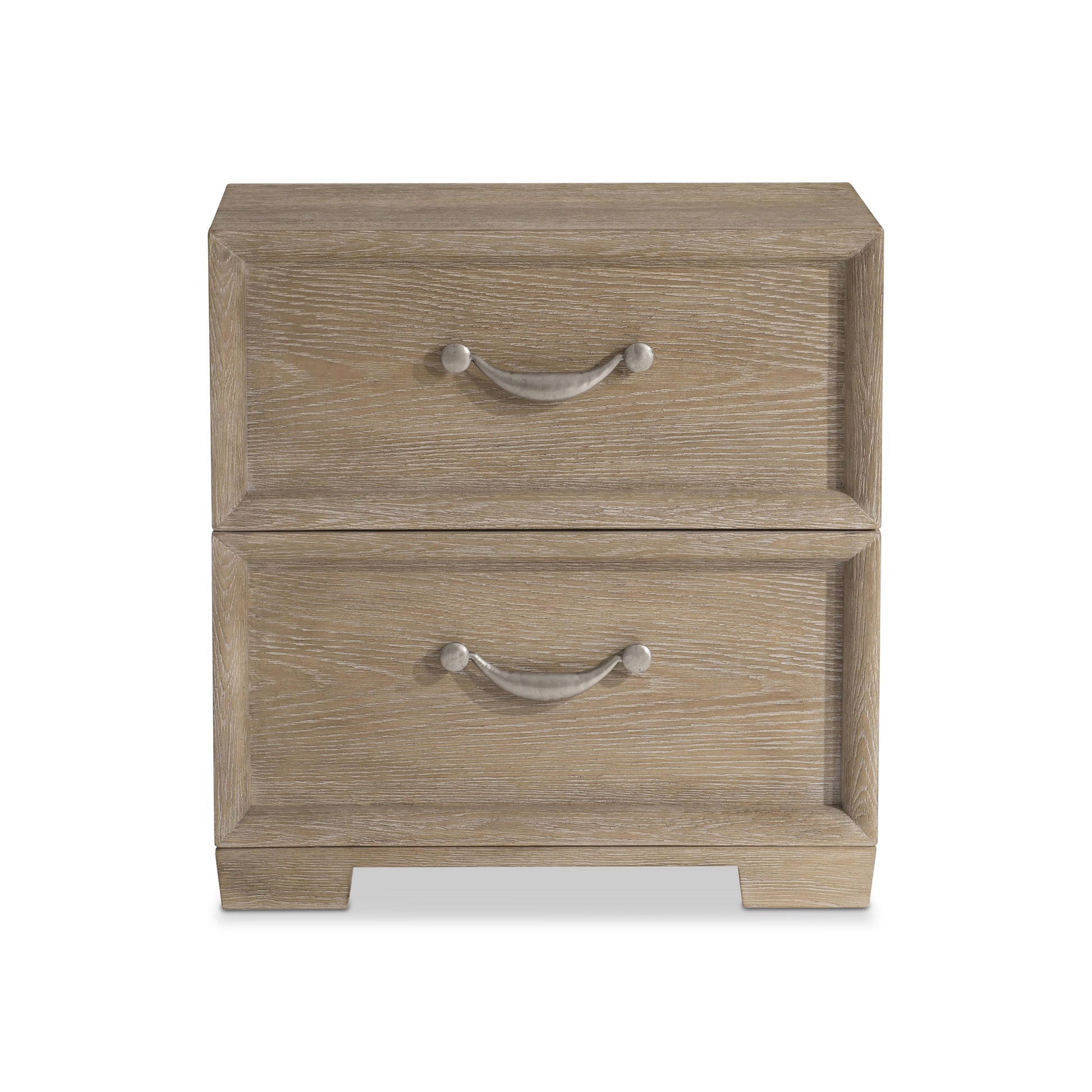 Aventura Marcona Nightstand with Metal Handles - Ornate Home