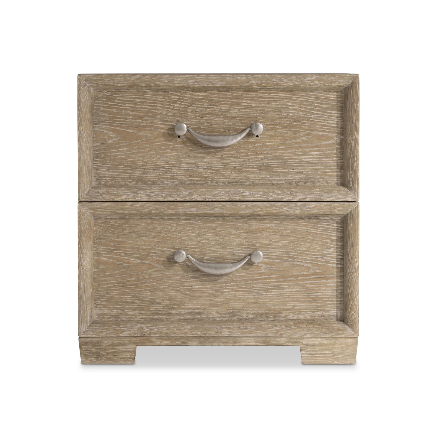 Aventura Marcona Nightstand with Metal Handles - Ornate Home