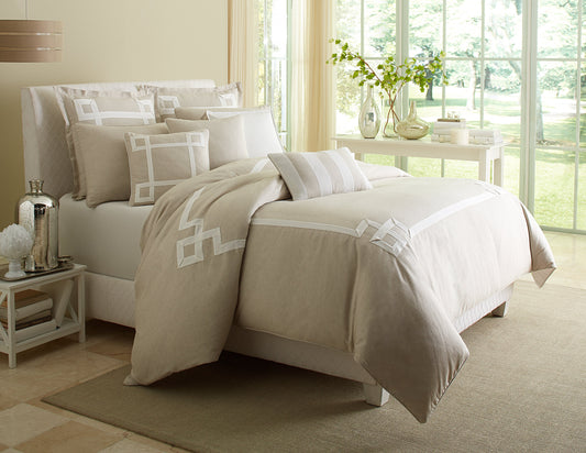 Avenue A Natural Comforter Set - Ornate Home