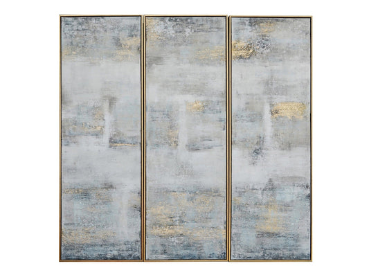 Avery Gold/Blue Canvas - Ornate Home