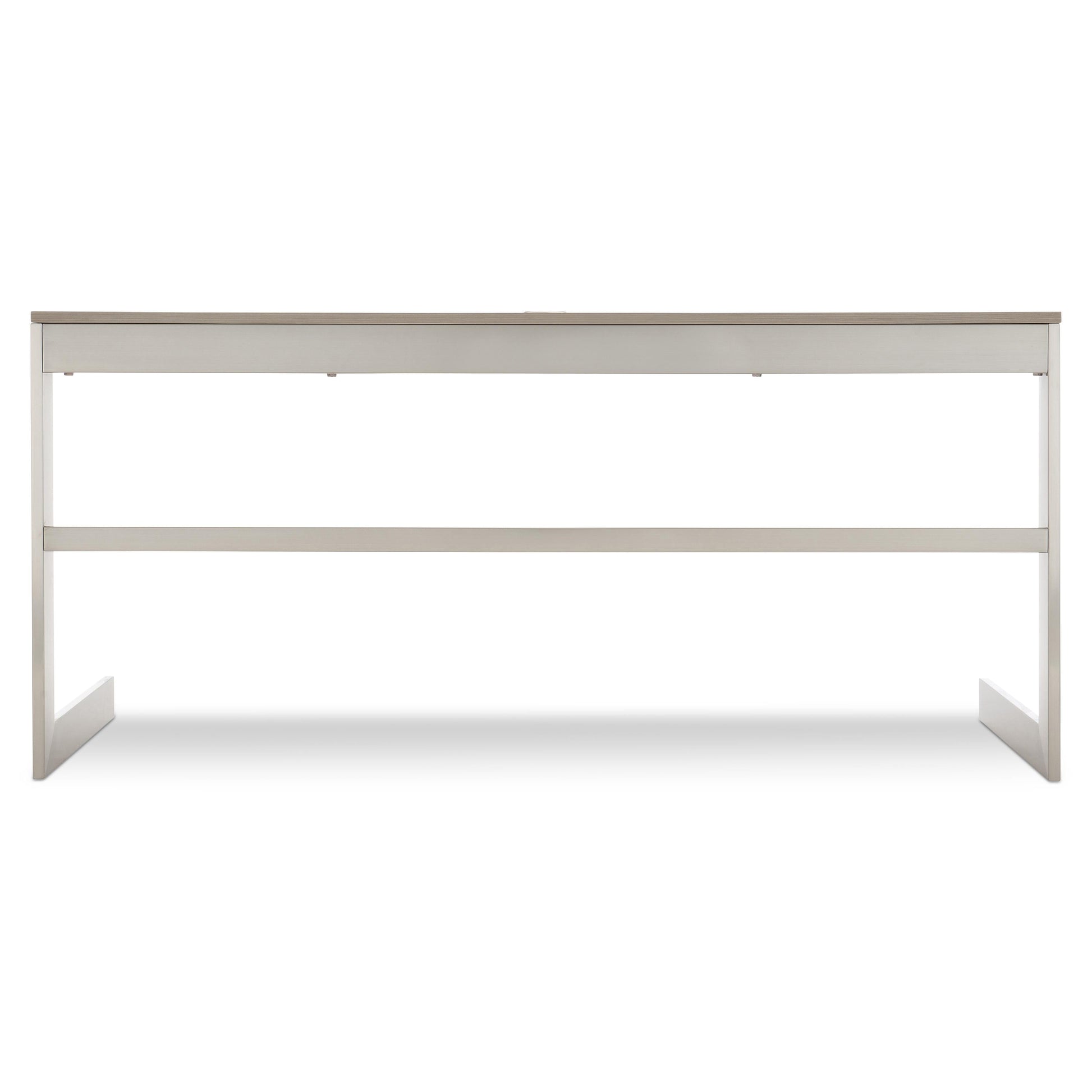 Axiom Brushed Silver/Linear Grey Desk - Ornate Home