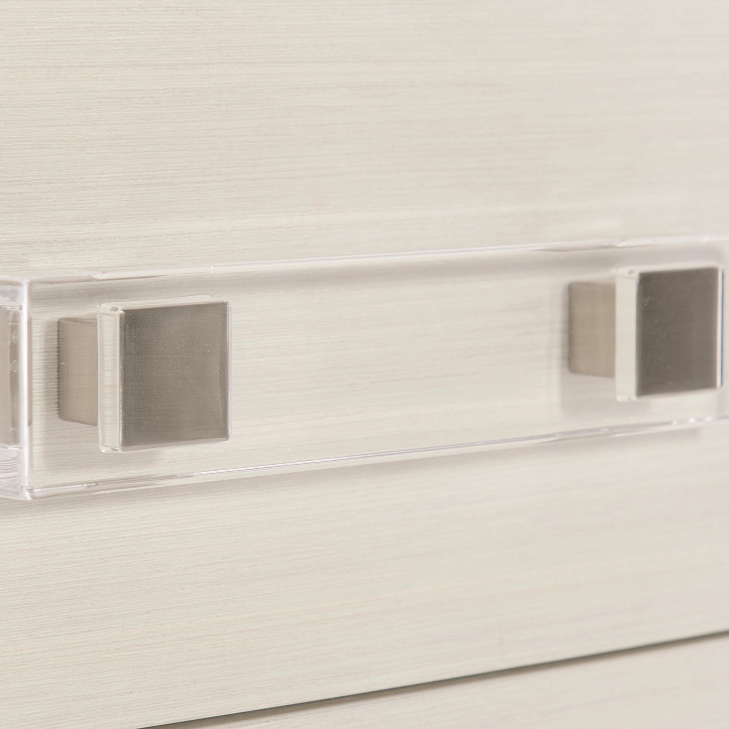 Axiom Linear Grey/Linear White Nightstand (34" W) - Ornate Home