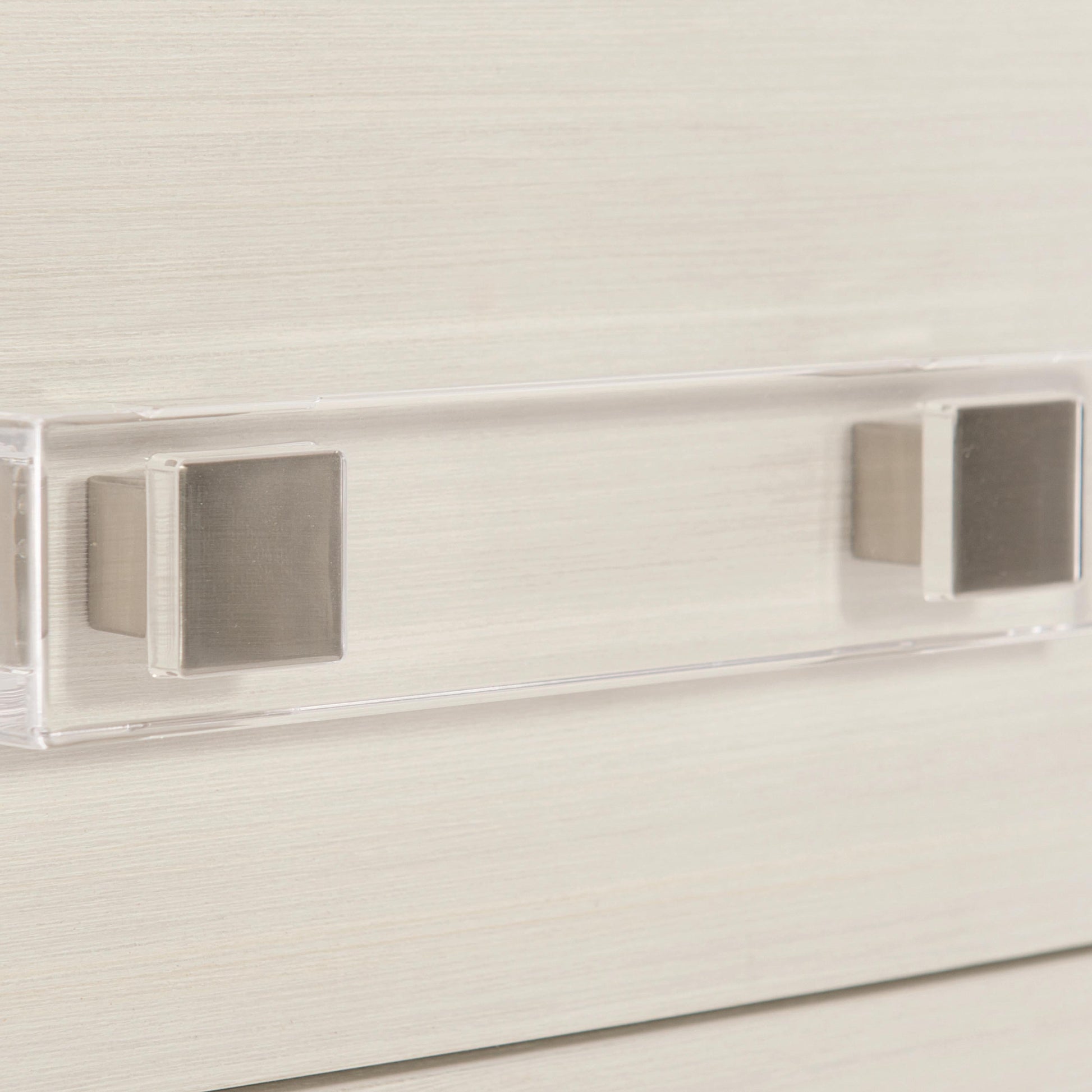 Axiom Linear Grey/Linear White Nightstand (34" W) - Ornate Home