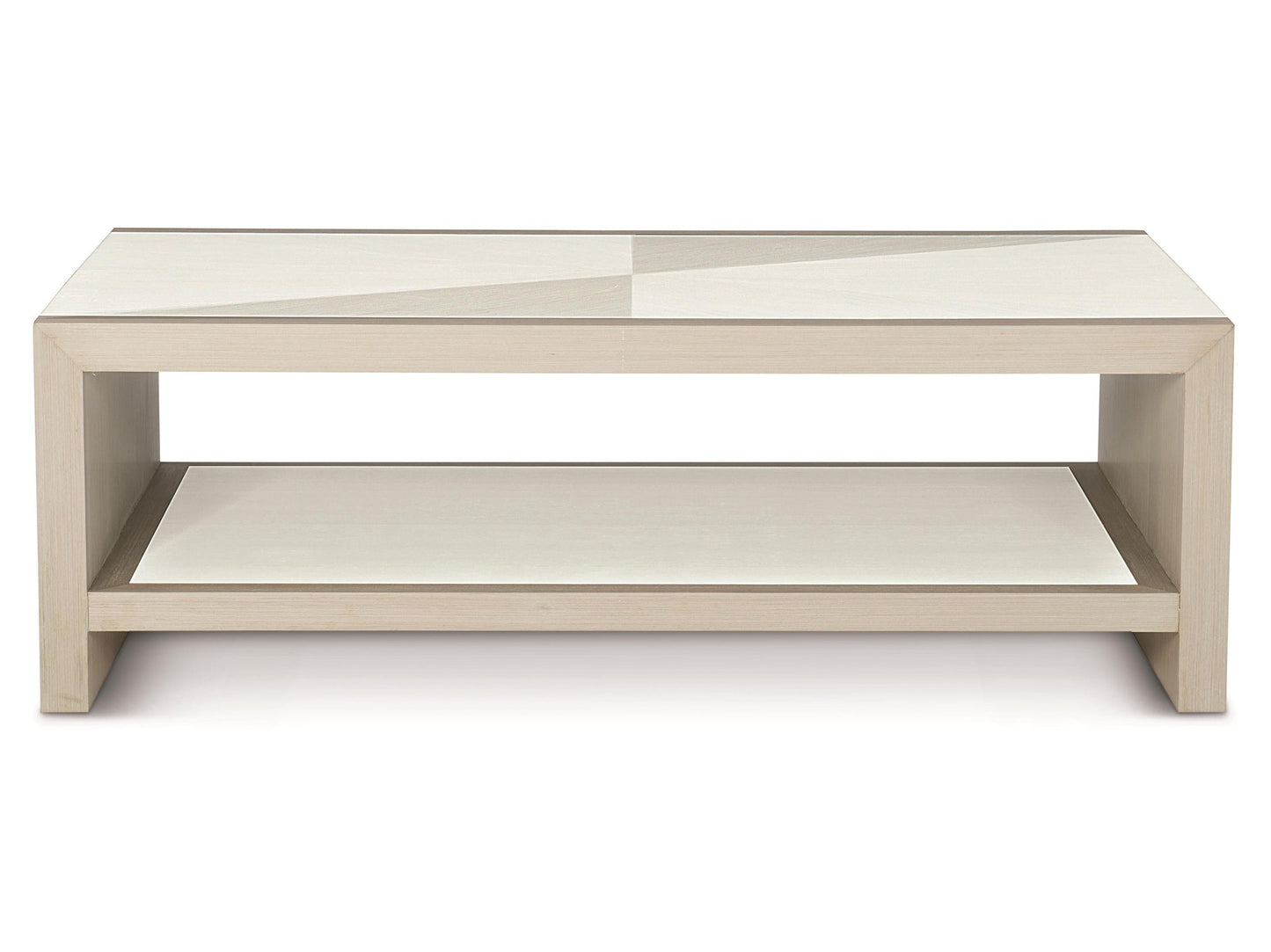 Axiom Linear Grey/Linear White Rectangular Cocktail Table - Ornate Home