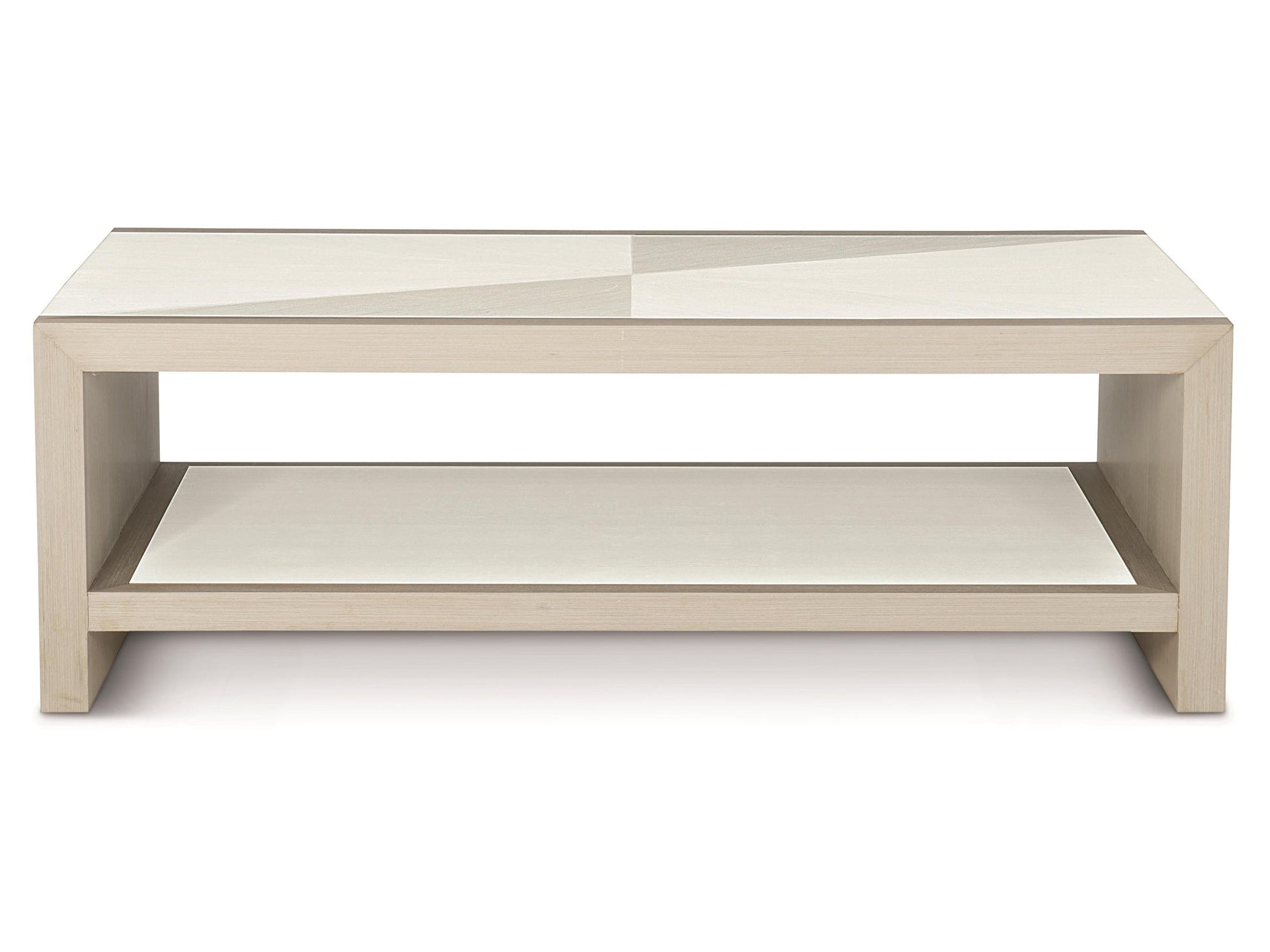 Axiom Linear Grey/Linear White Rectangular Cocktail Table - Ornate Home