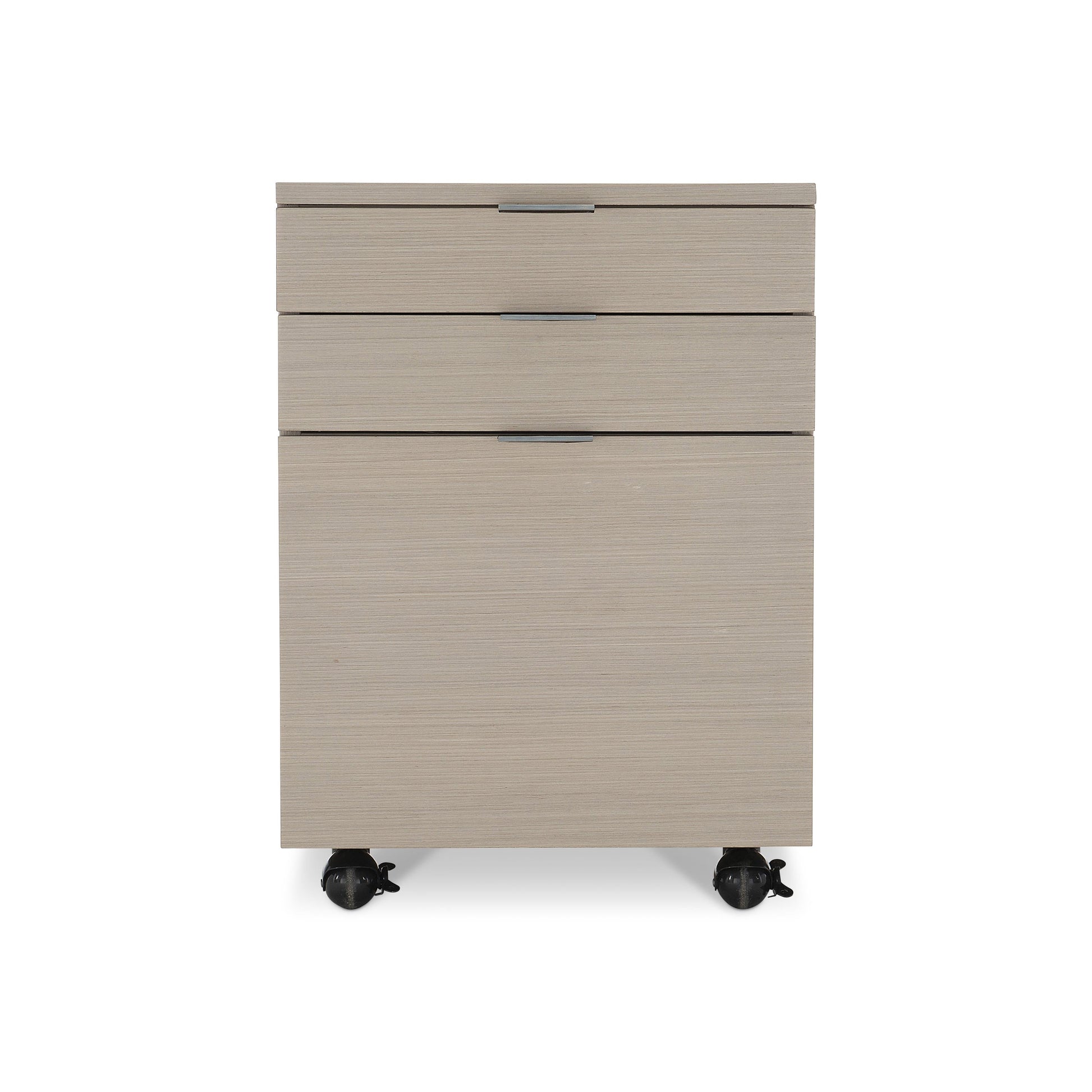 Axiom Linear Grey Three Drawer File Cabinet - Ornate Home