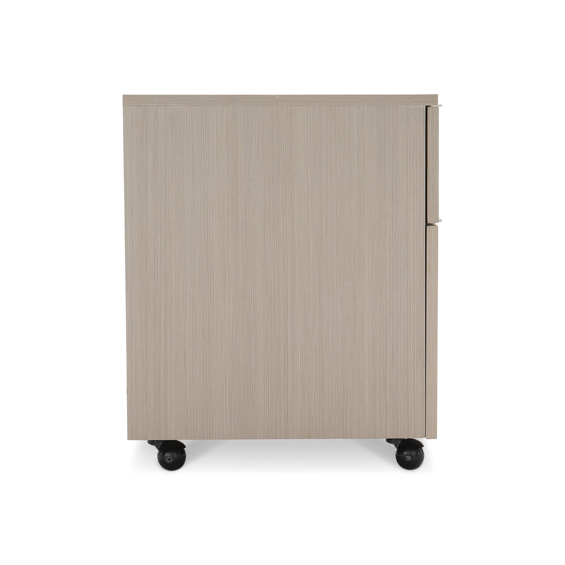 Axiom Linear Grey Two Drawer File Cabinet - Ornate Home