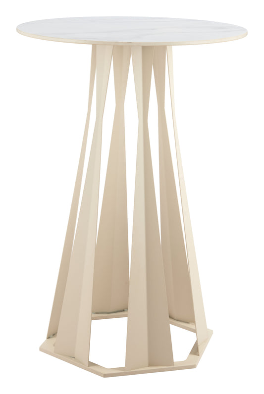 Axis White Bar Table - Ornate Home