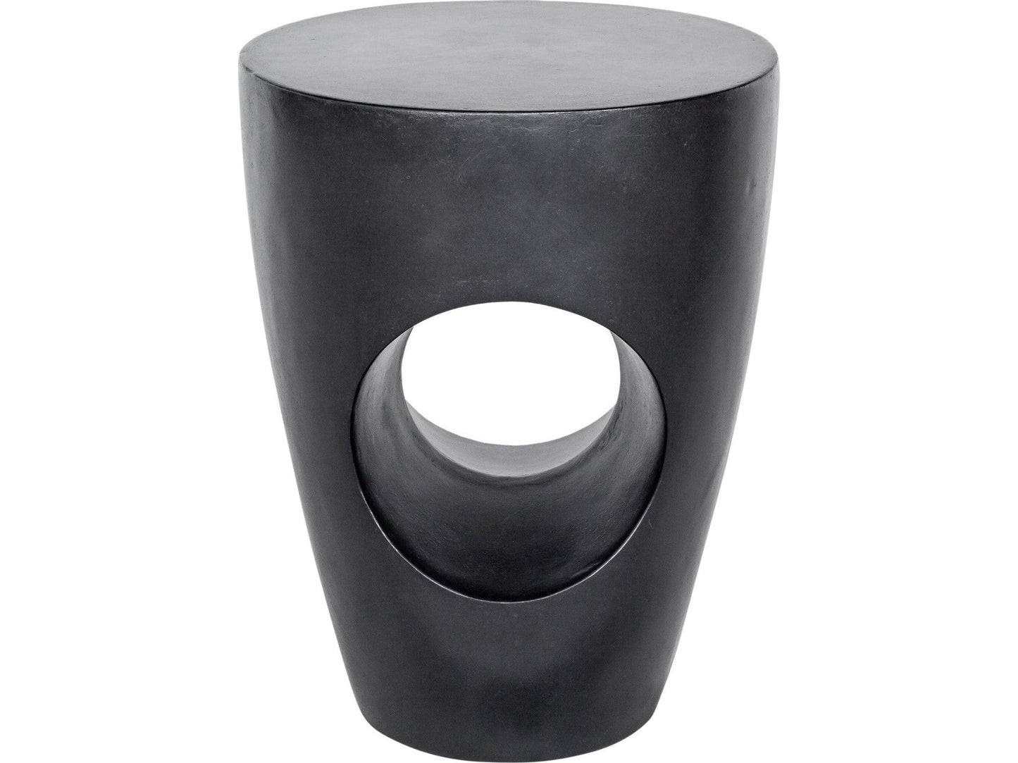 Aylard Black Outdoor Stool - Ornate Home