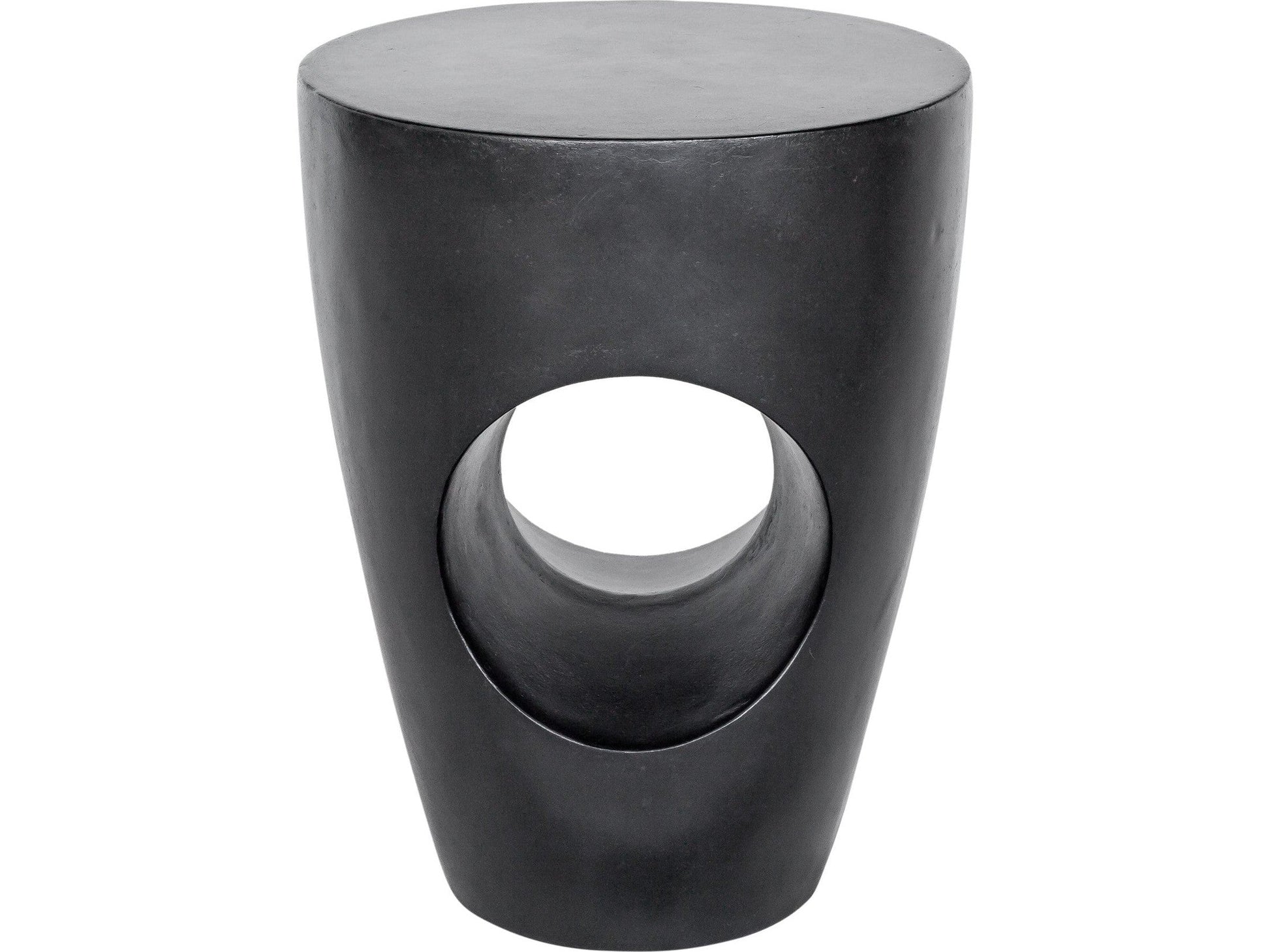Aylard Black Outdoor Stool - Ornate Home