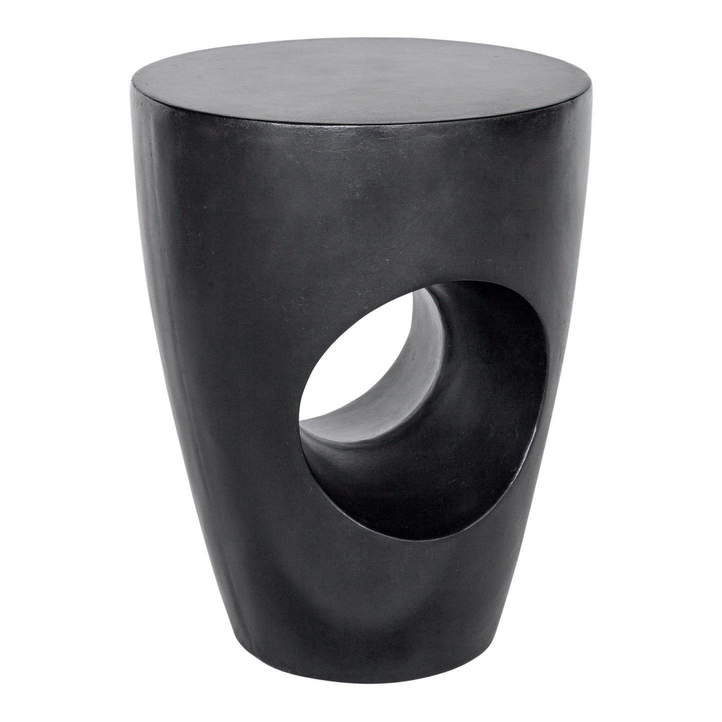 Aylard Black Outdoor Stool - Ornate Home