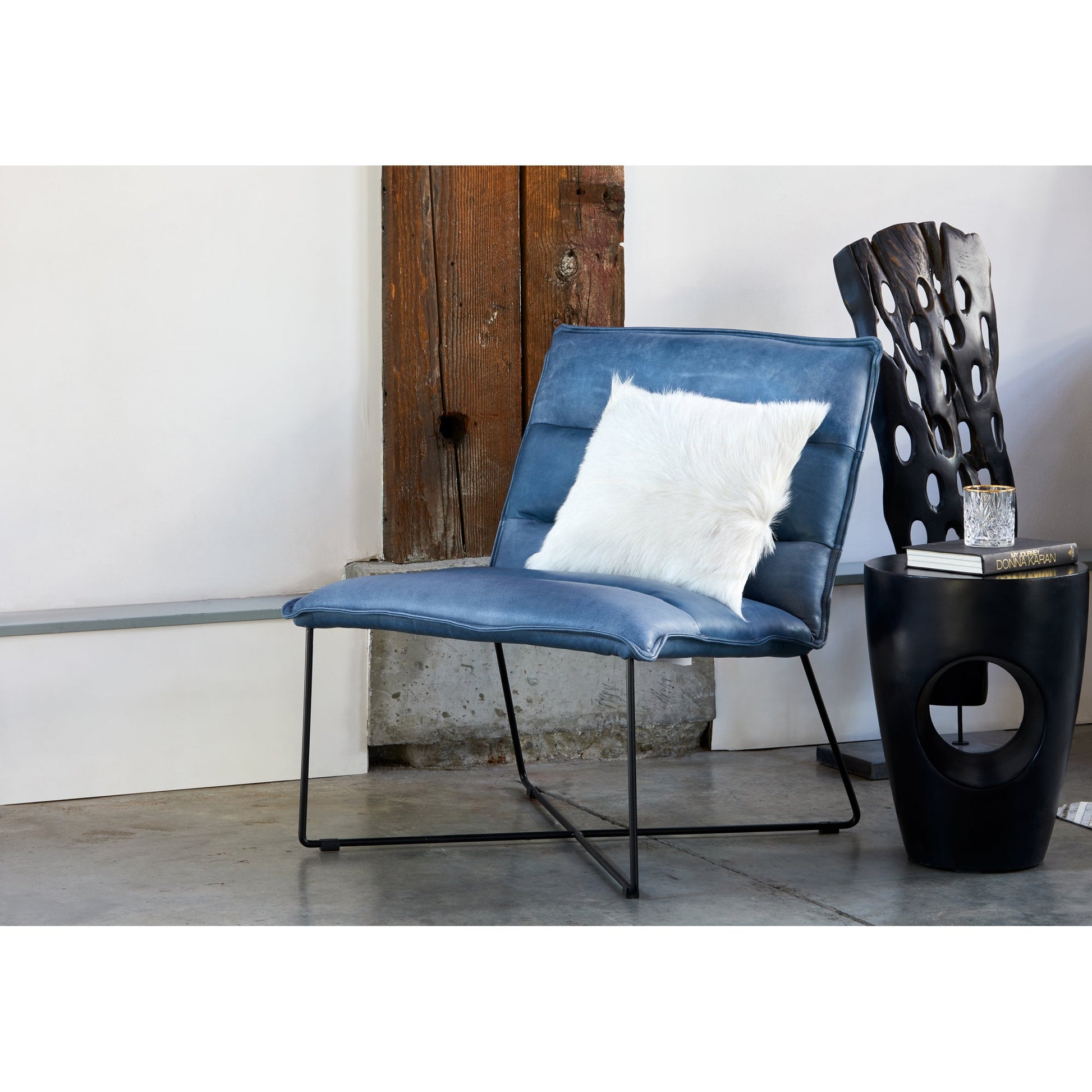 Aylard Black Outdoor Stool - Ornate Home