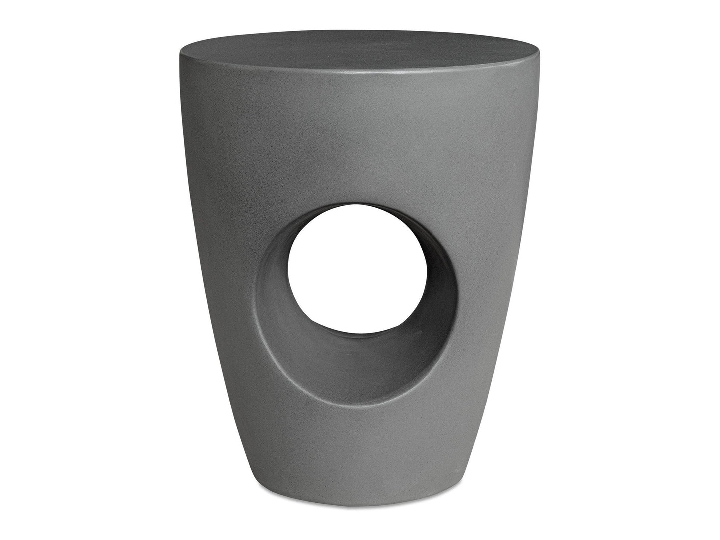 Aylard Dark Grey Outdoor Stool - Ornate Home