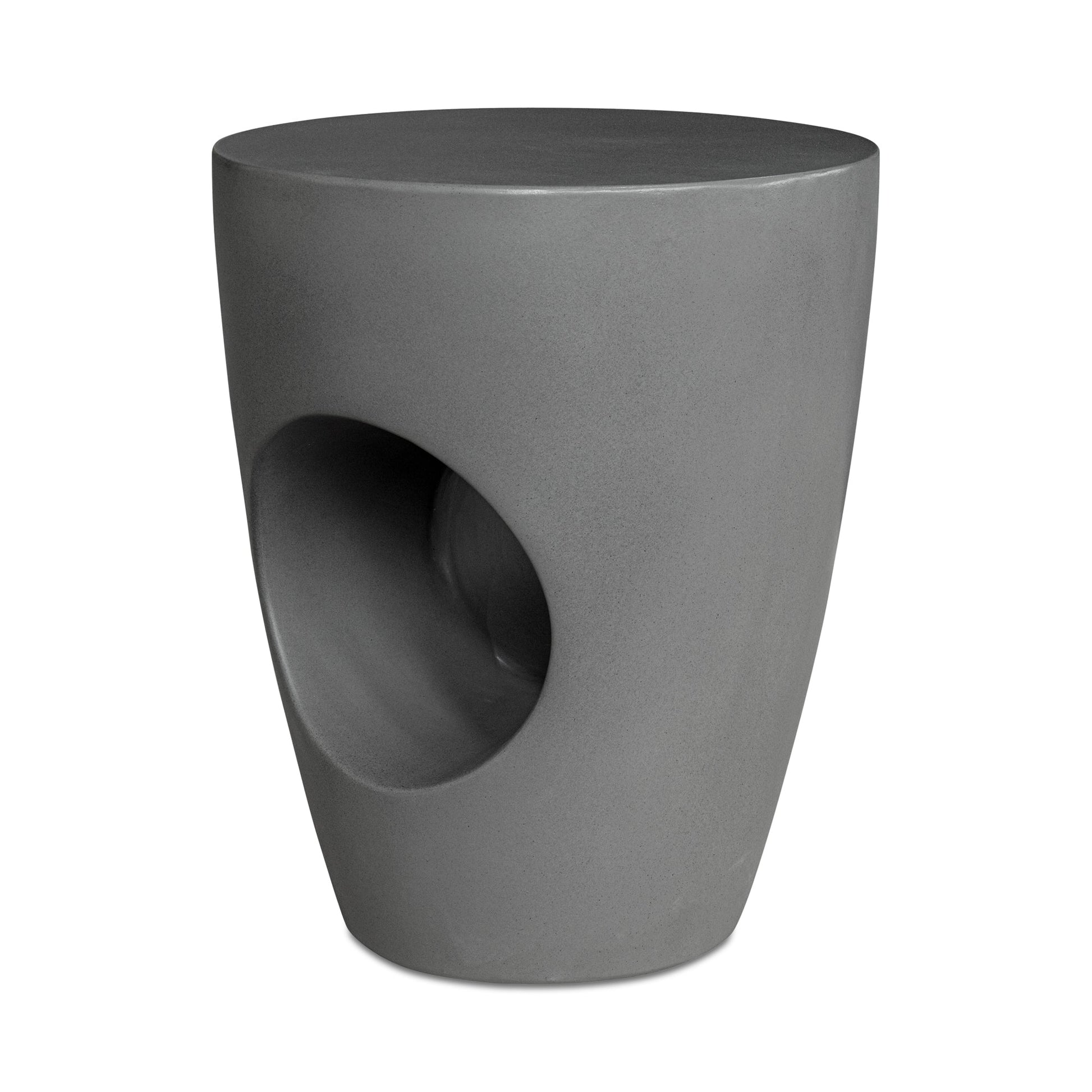 Aylard Dark Grey Outdoor Stool - Ornate Home